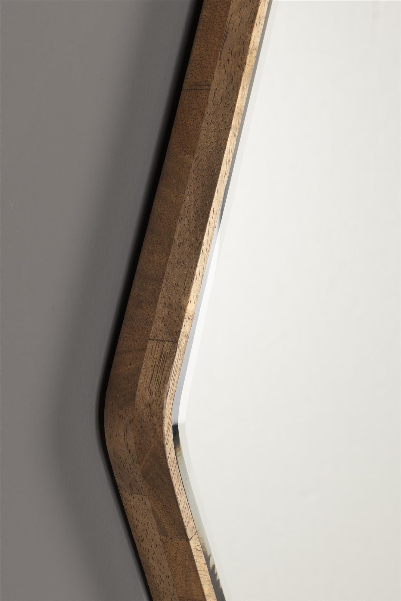 Mirror bryn rubber wood