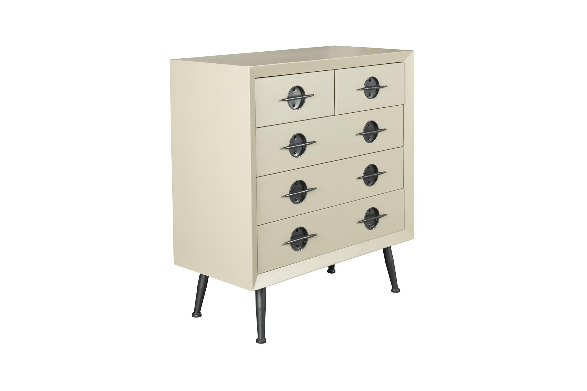 Cream chest of drawers