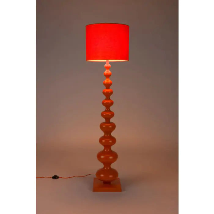 Stehleuchte WENN ORANGE KÖNIG IST orange