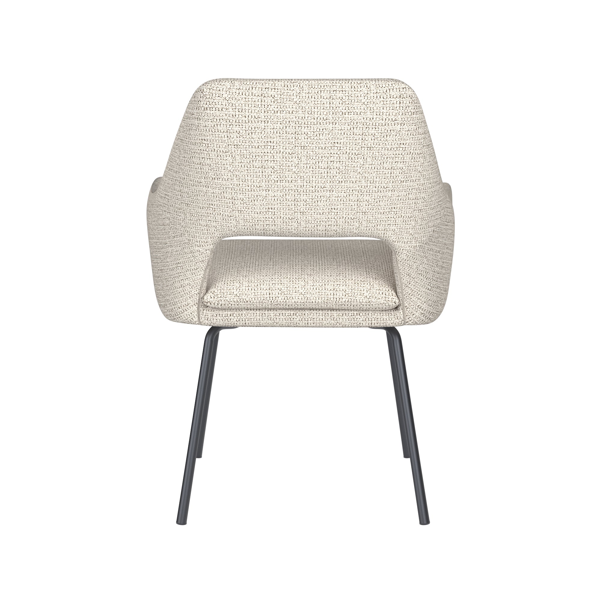 MOS Chair white with black base