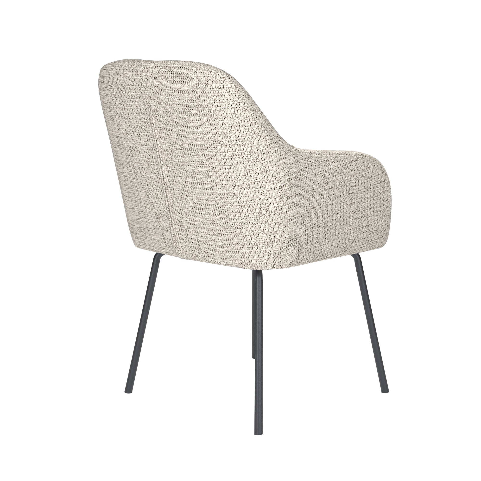 OTIS chair light gray with black base