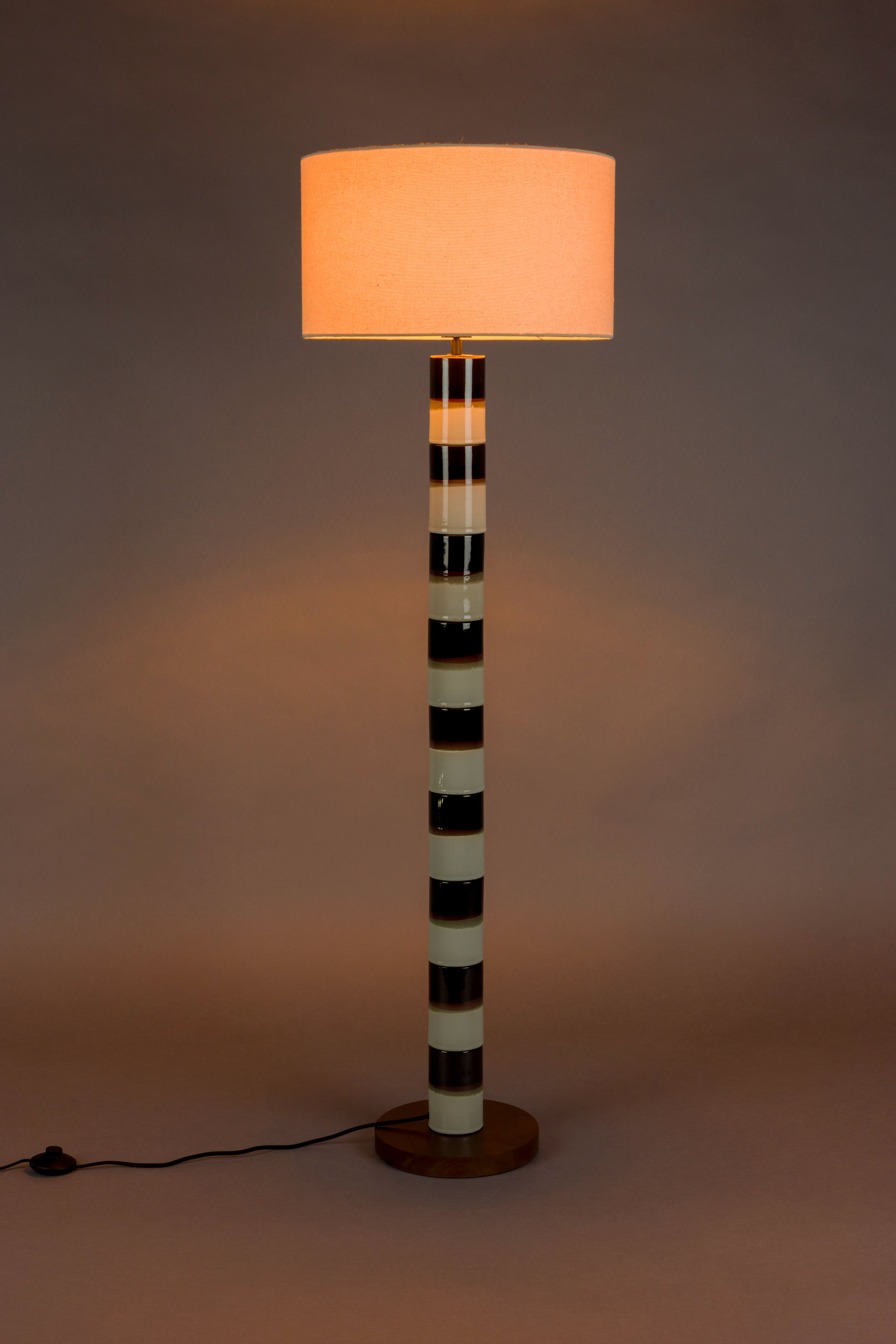 VERTIGO lamp white with black