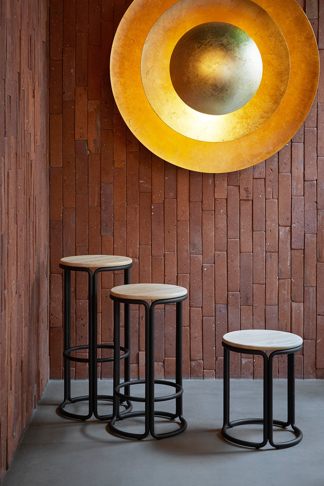 Hocker HARDIE schwarz
