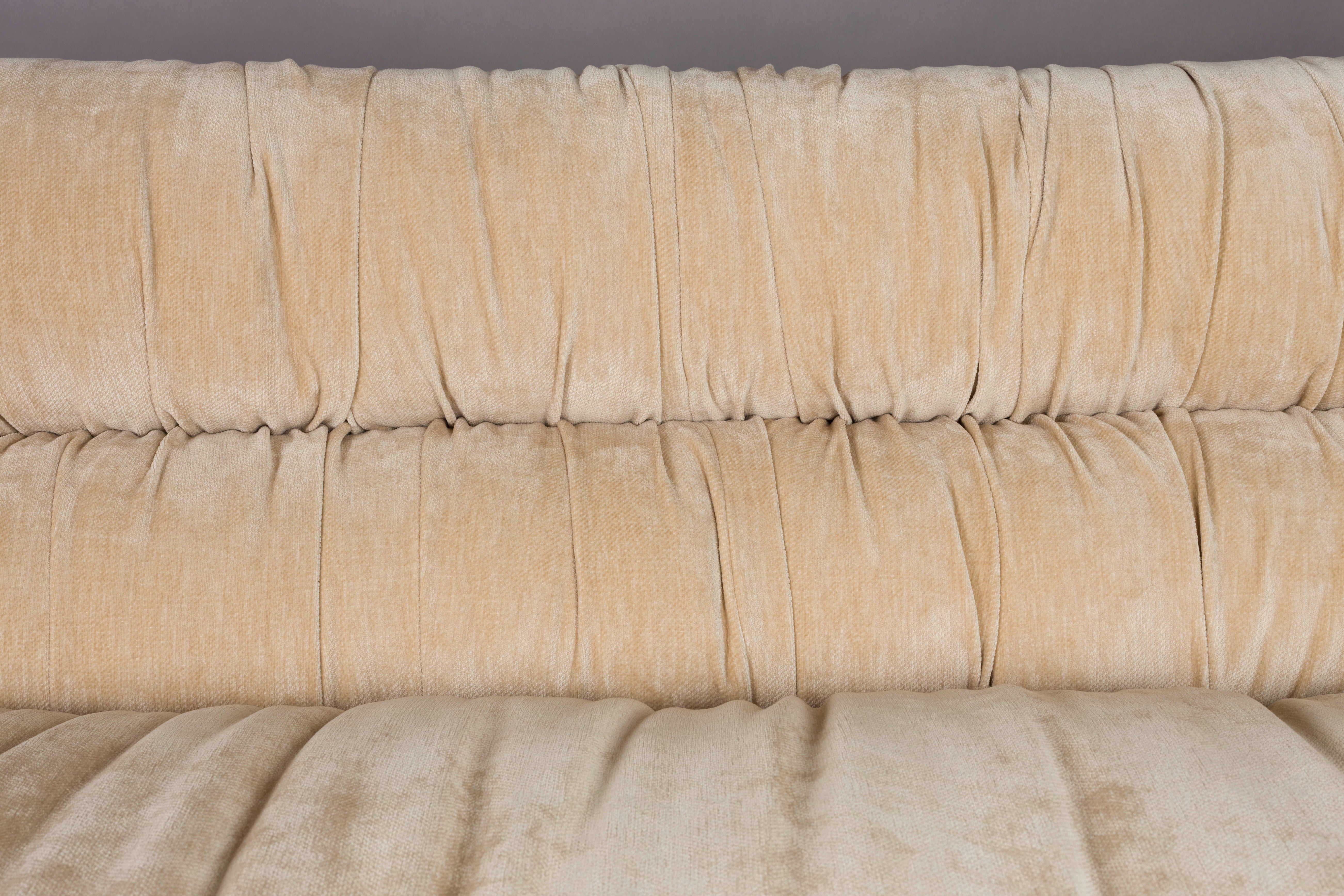Sofa DOUGLAS beige Samt