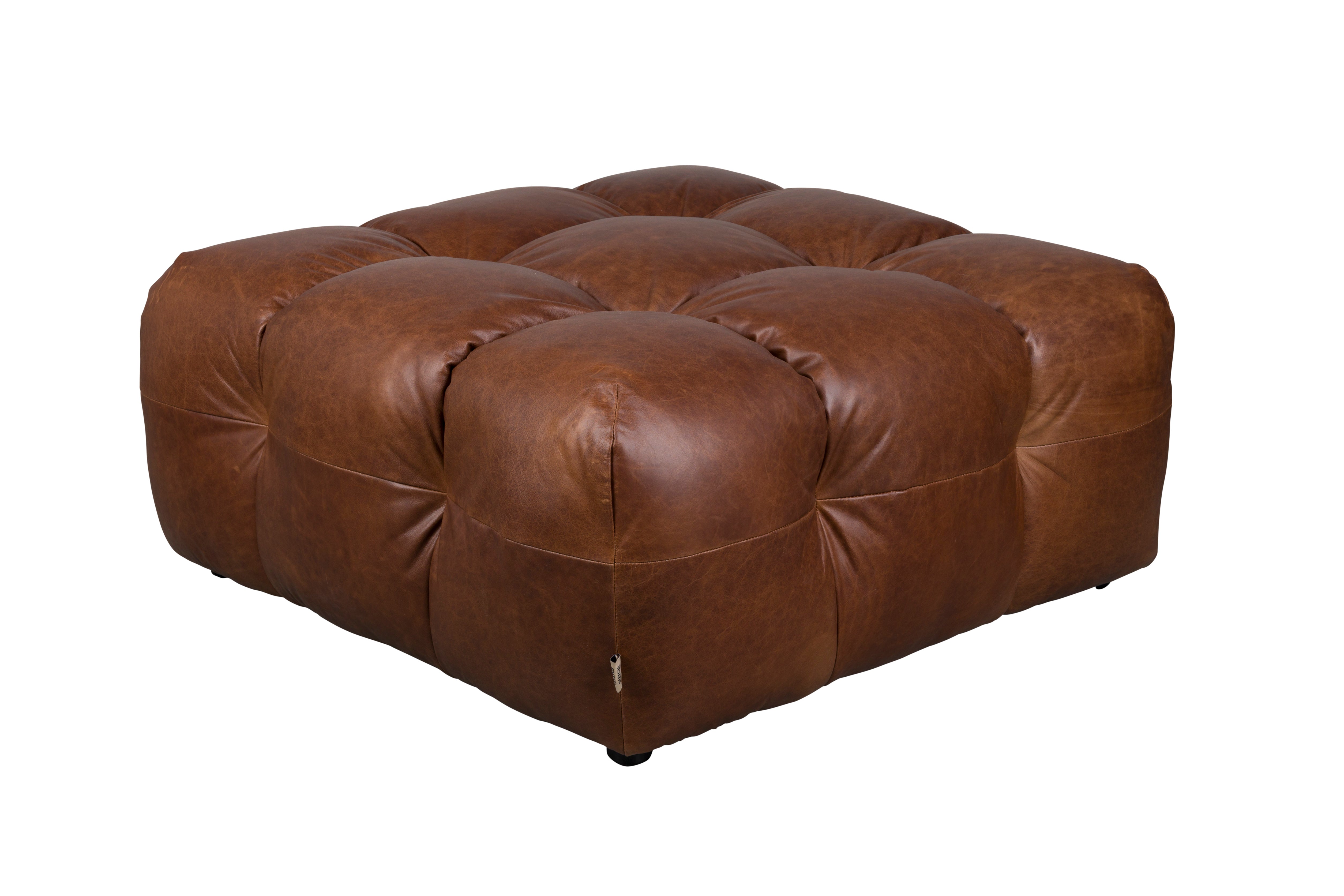 HACKMAN Puff chocolate leather
