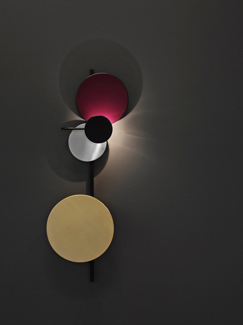Wandleuchte PLANET lila