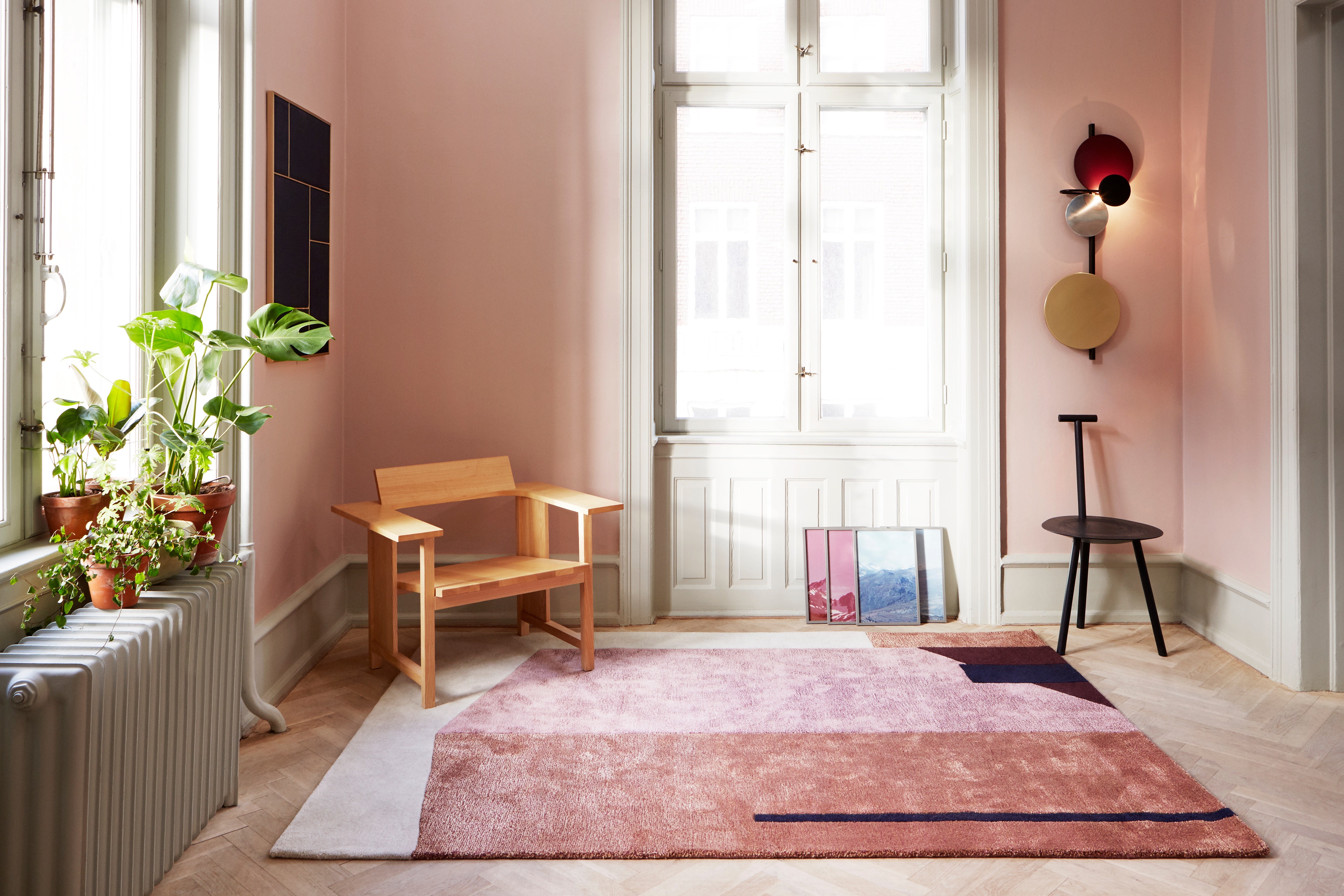 Wandleuchte PLANET lila