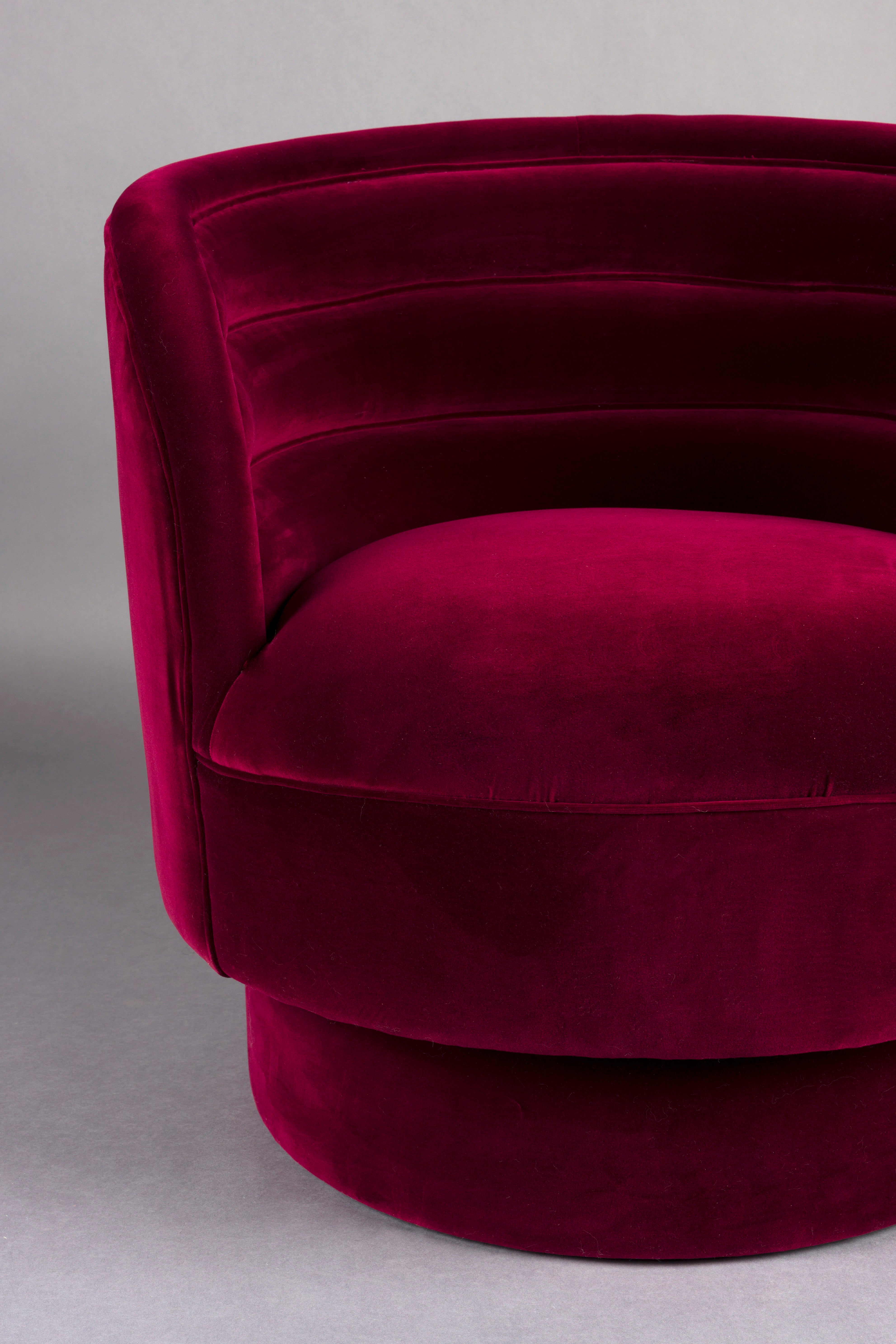 Drehstuhl DOROTHY dunkelfuchsia