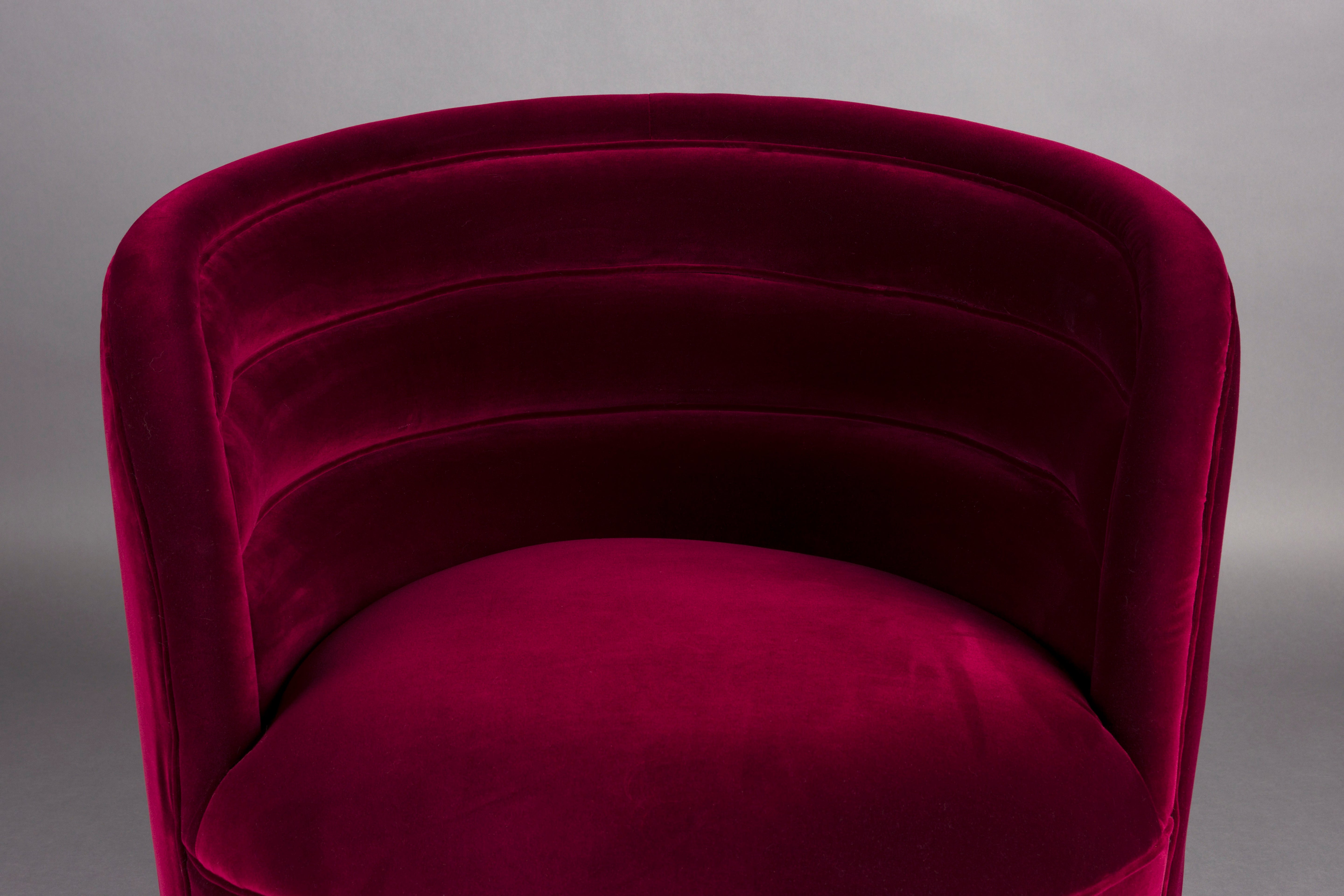 Drehstuhl DOROTHY dunkelfuchsia