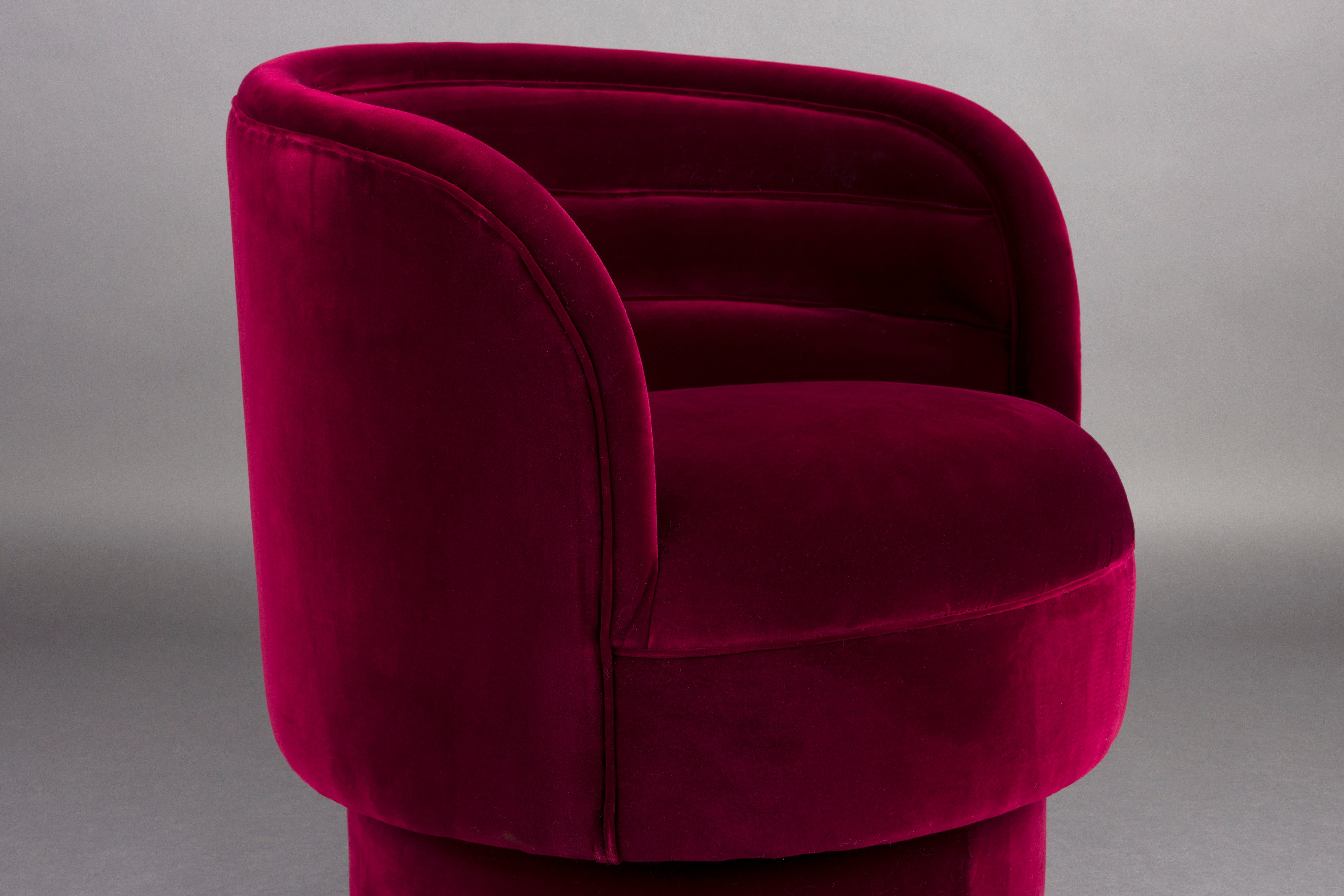 Drehstuhl DOROTHY dunkelfuchsia
