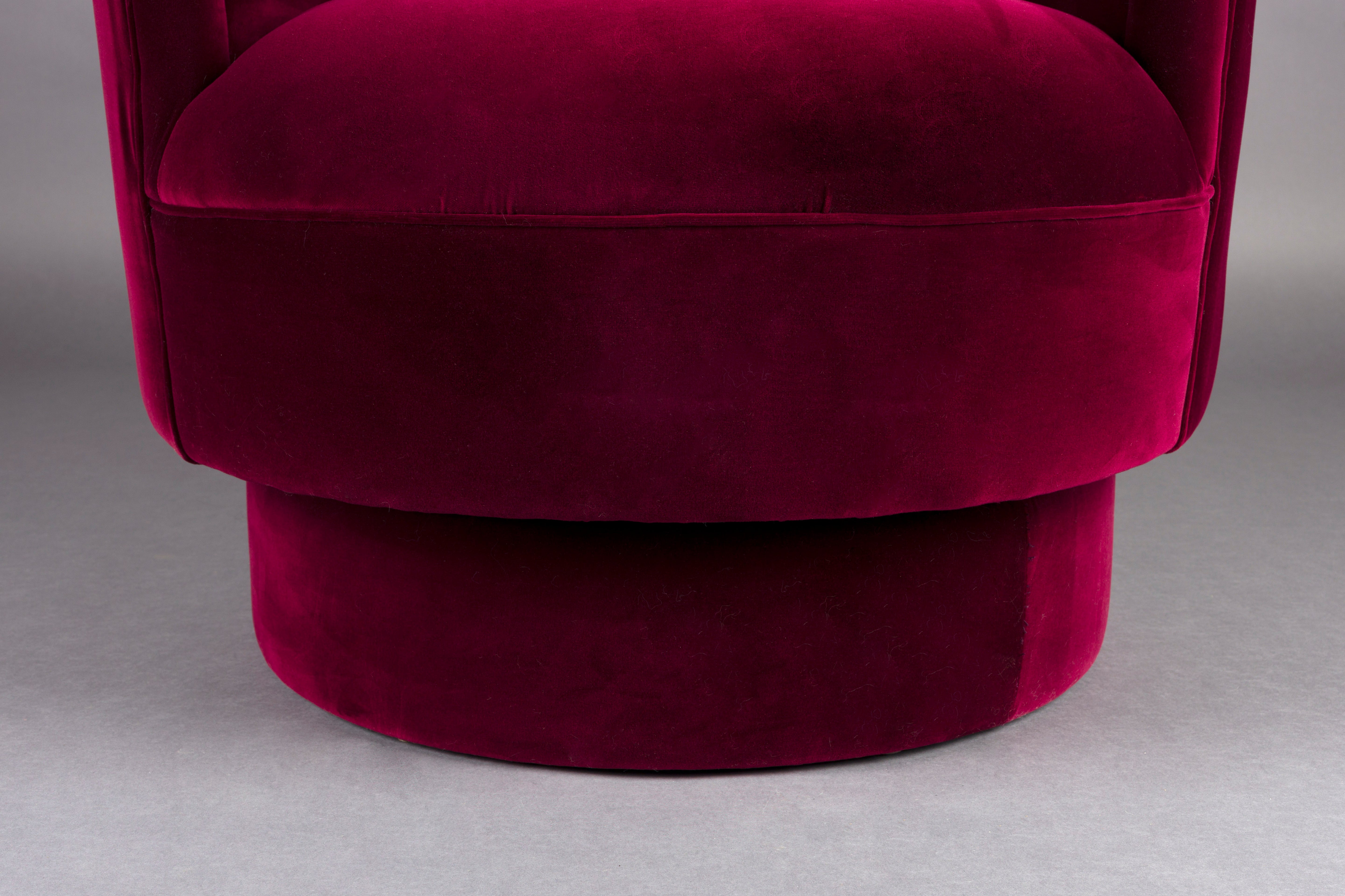 Drehstuhl DOROTHY dunkelfuchsia