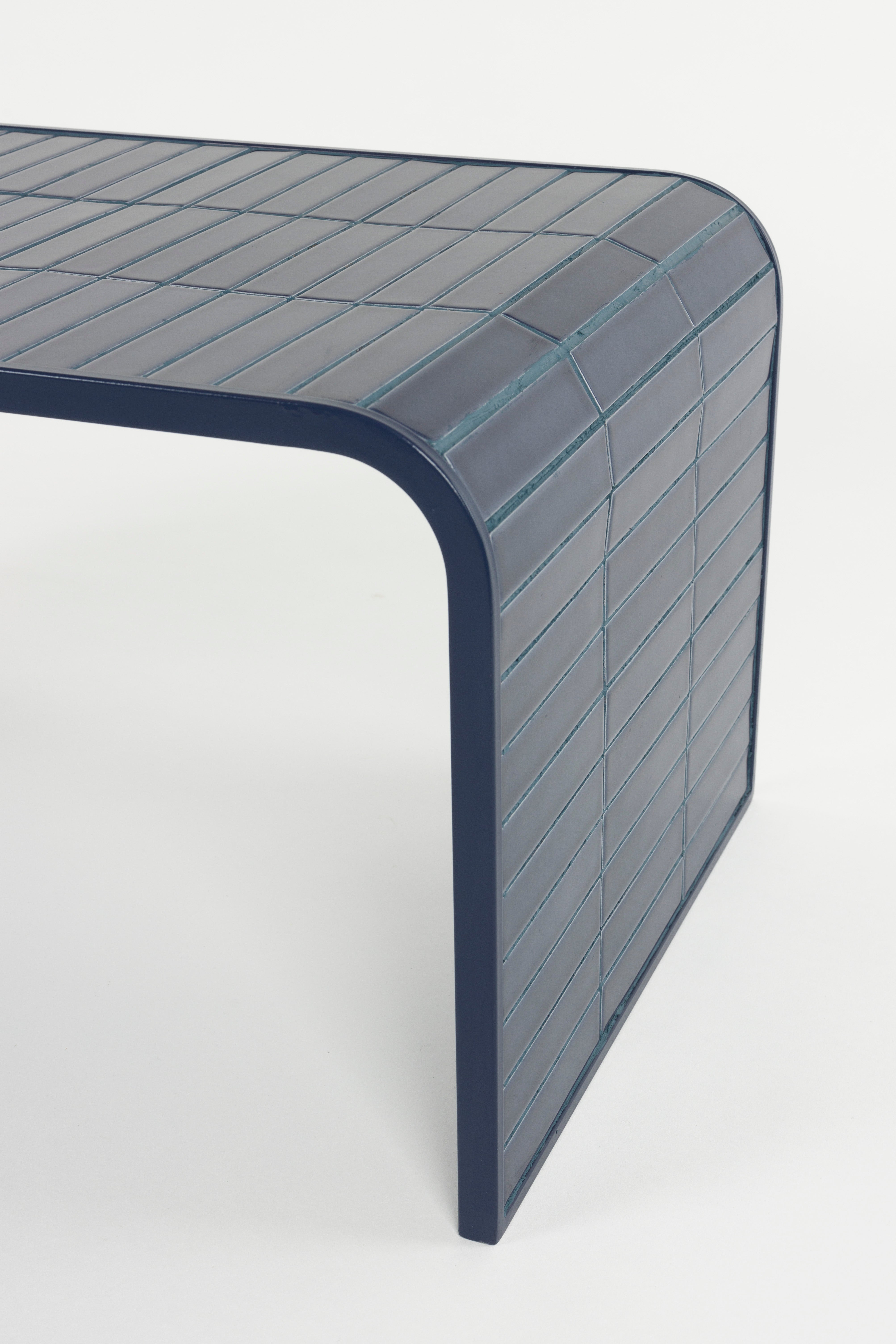 Couchtisch TILES blau