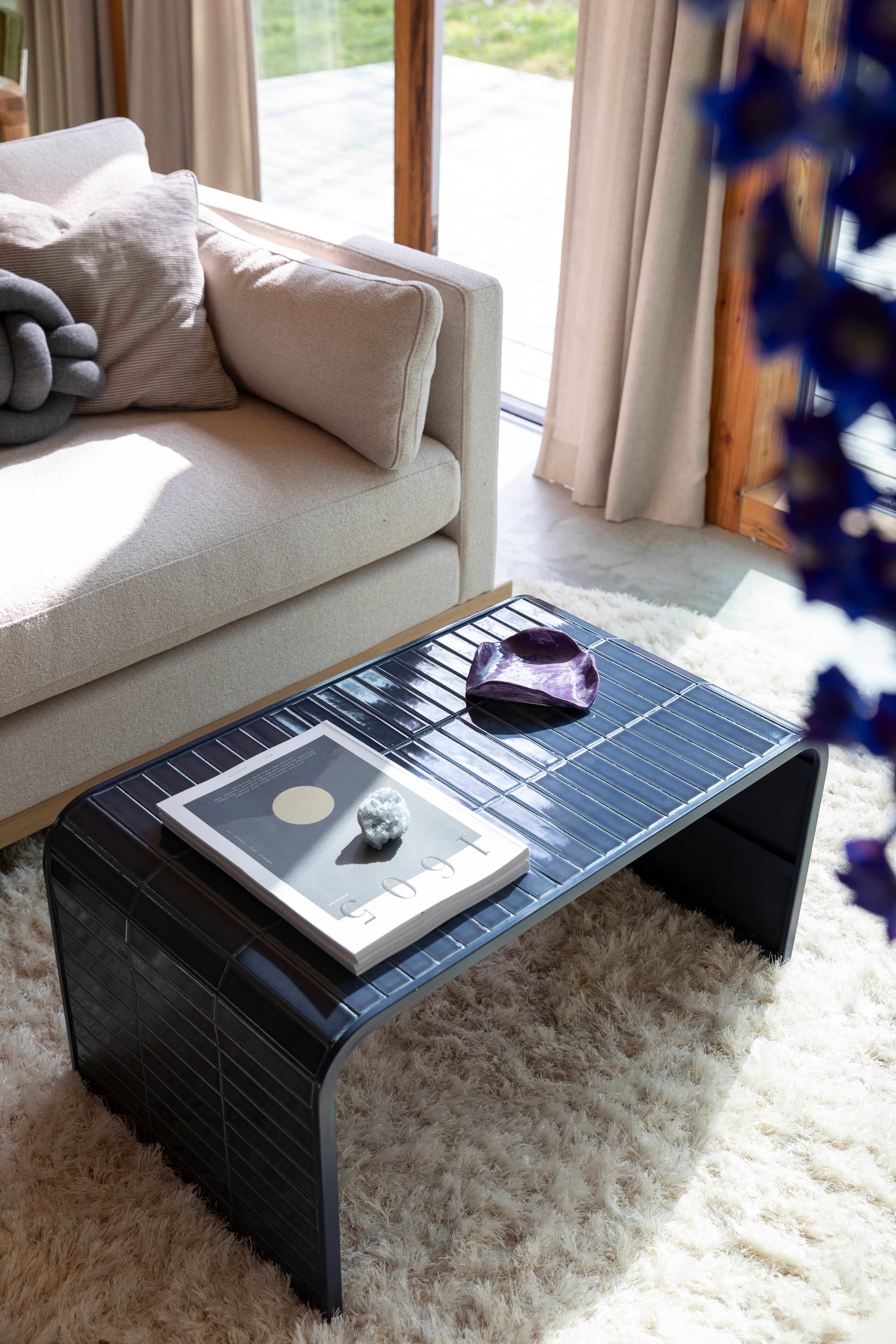 Couchtisch TILES blau