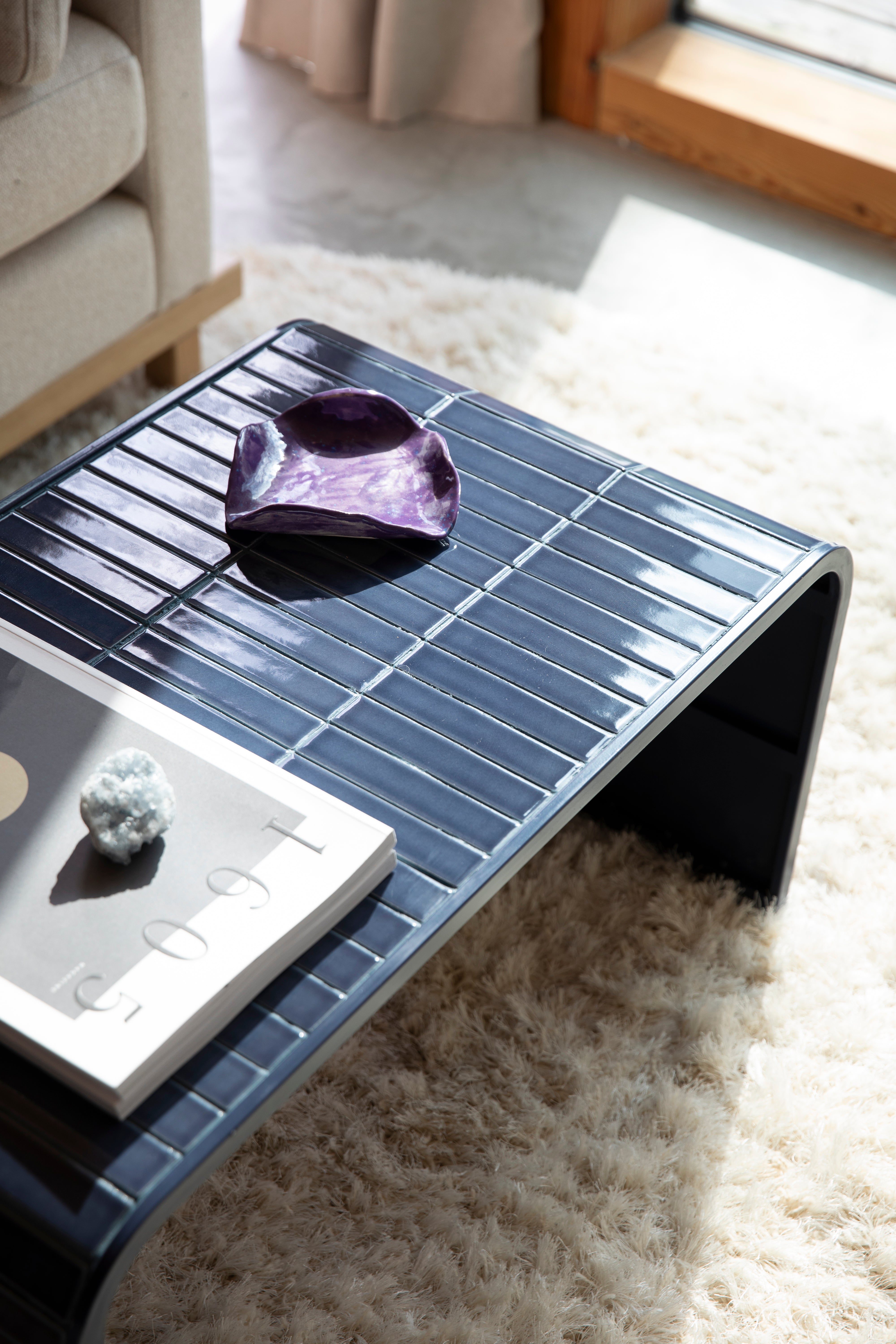 Couchtisch TILES blau