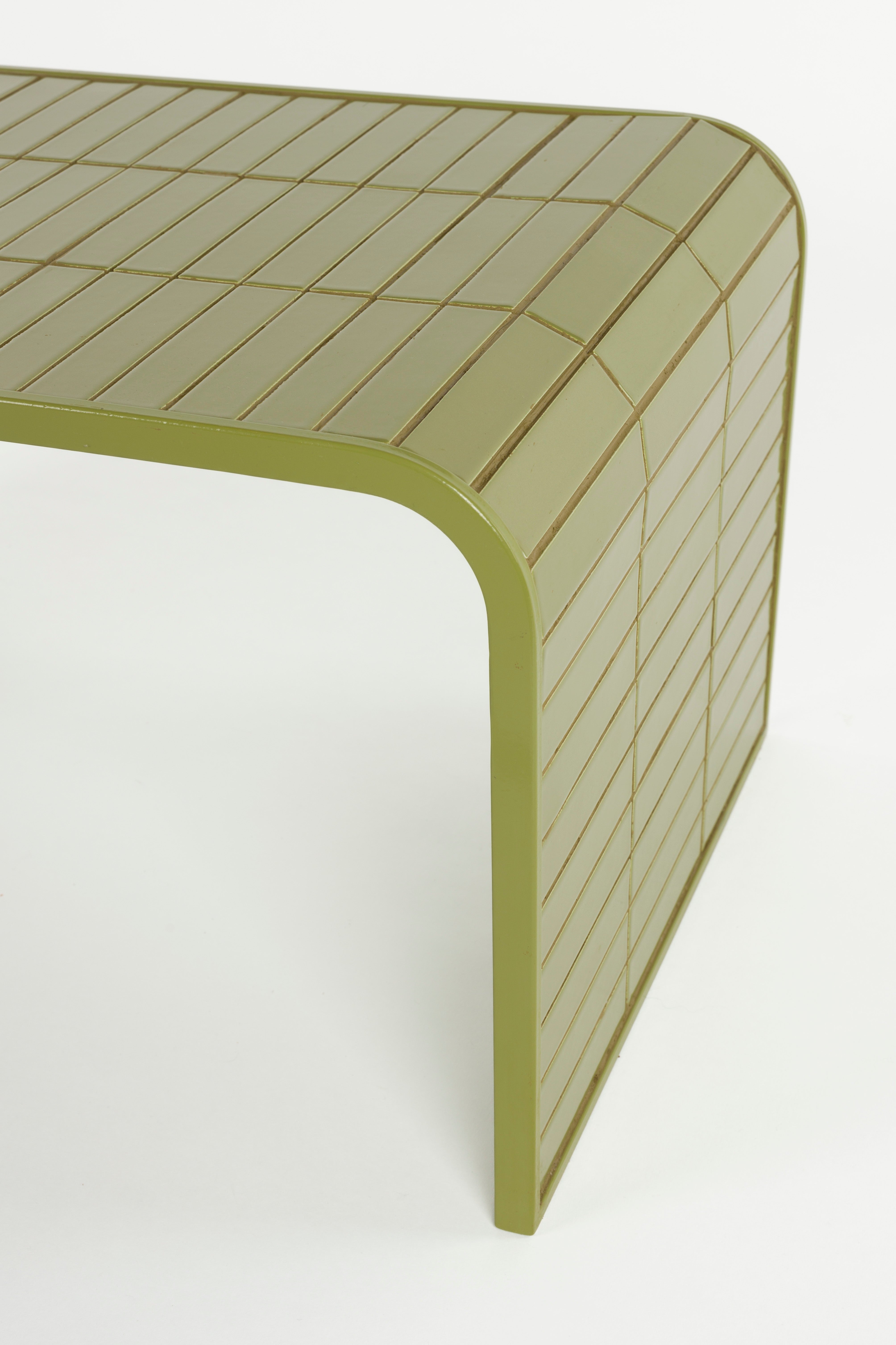 Couchtisch TILES grün