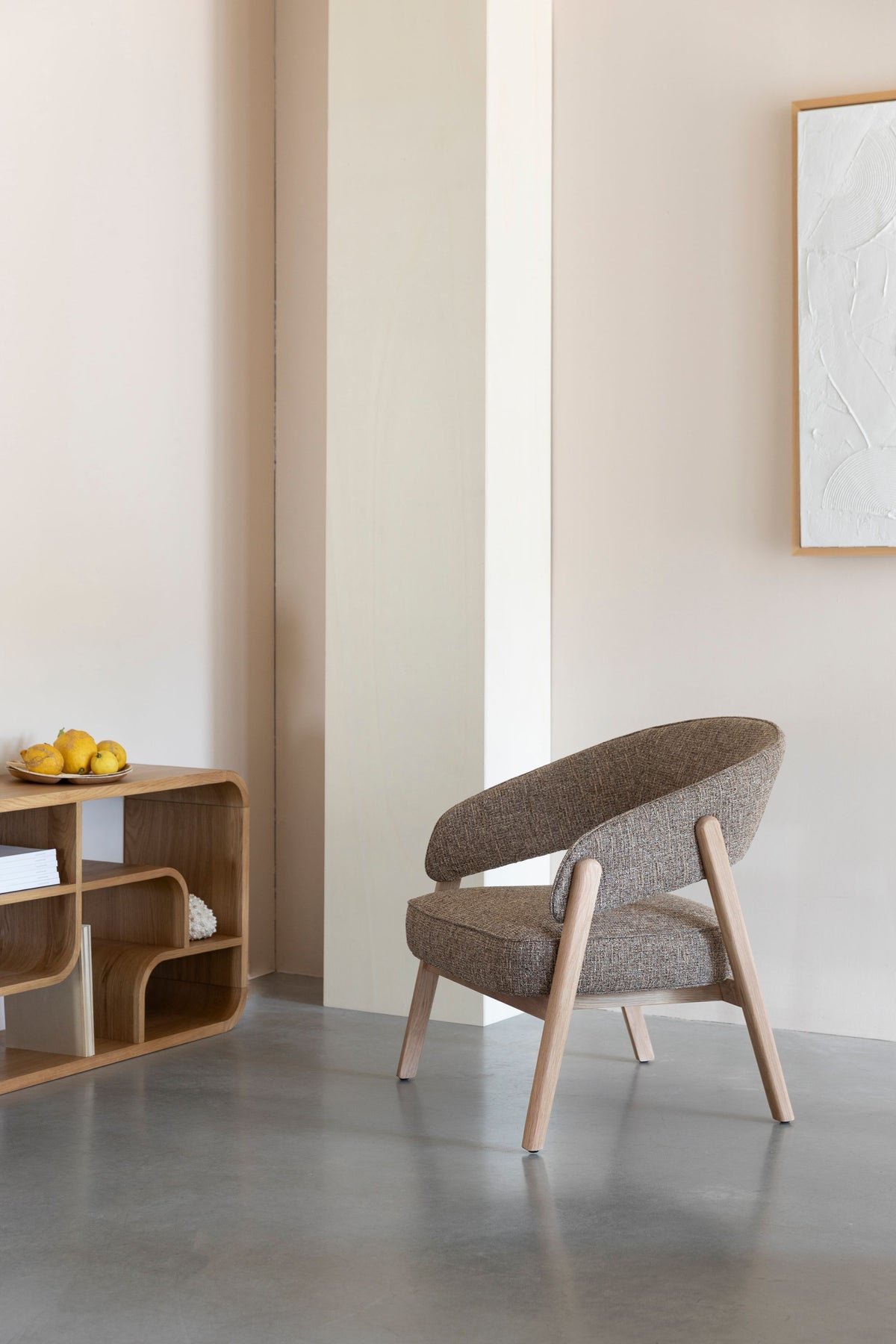 Fotel BRIGHT brązowy – Zuiver