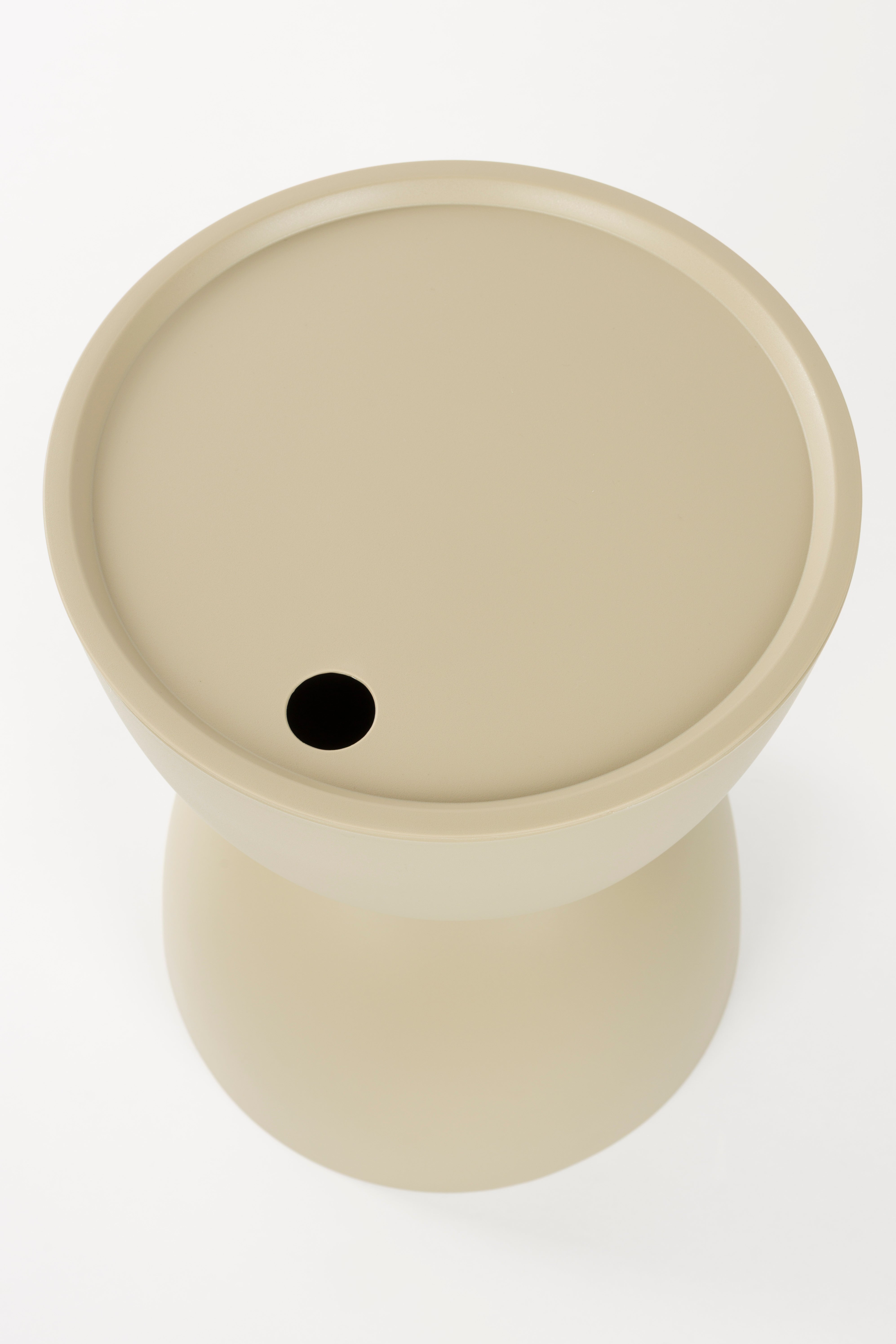 Gartenkaffee-Tisch mit Stauraum MARA beige