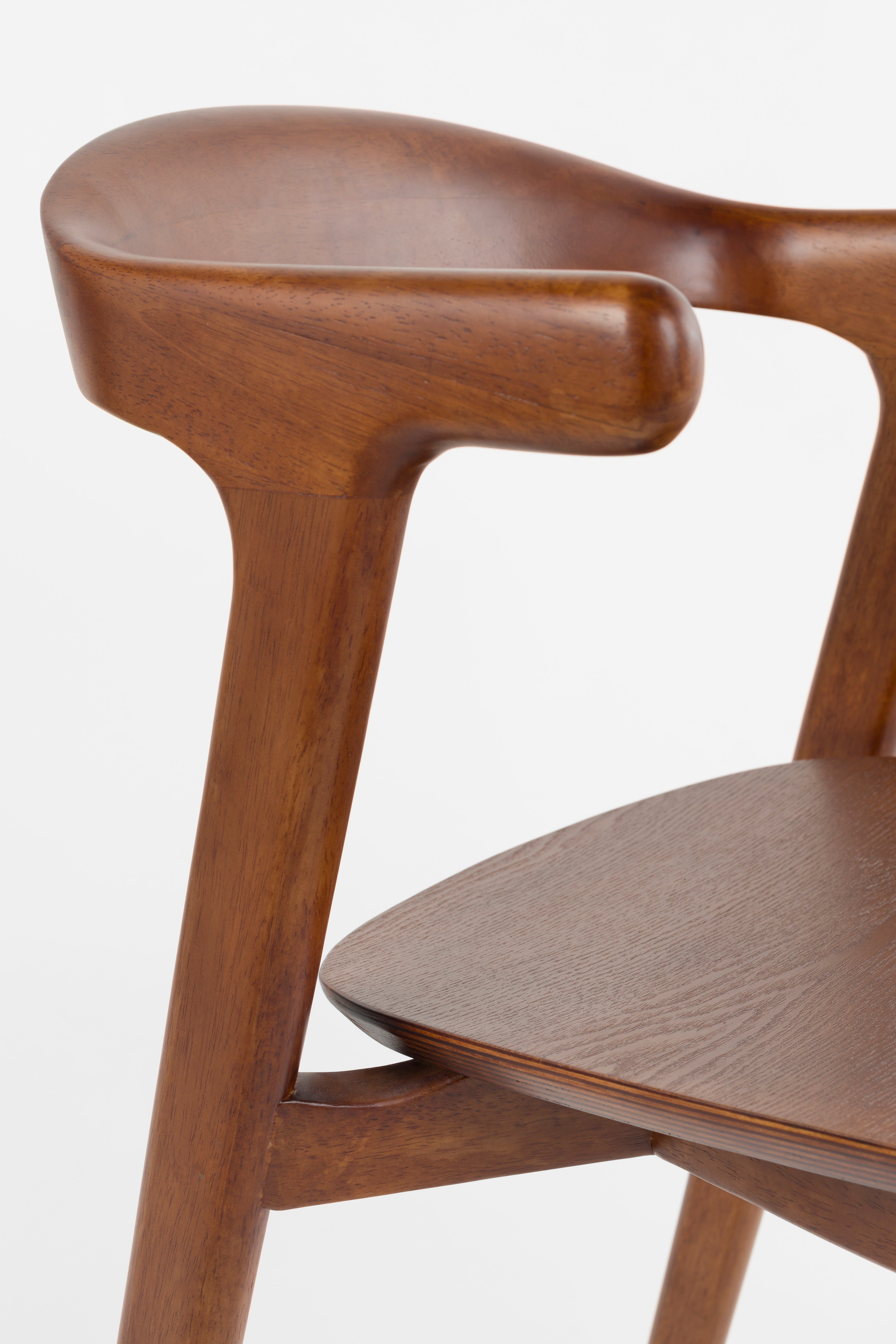 NORTHWOOD chair dark brown