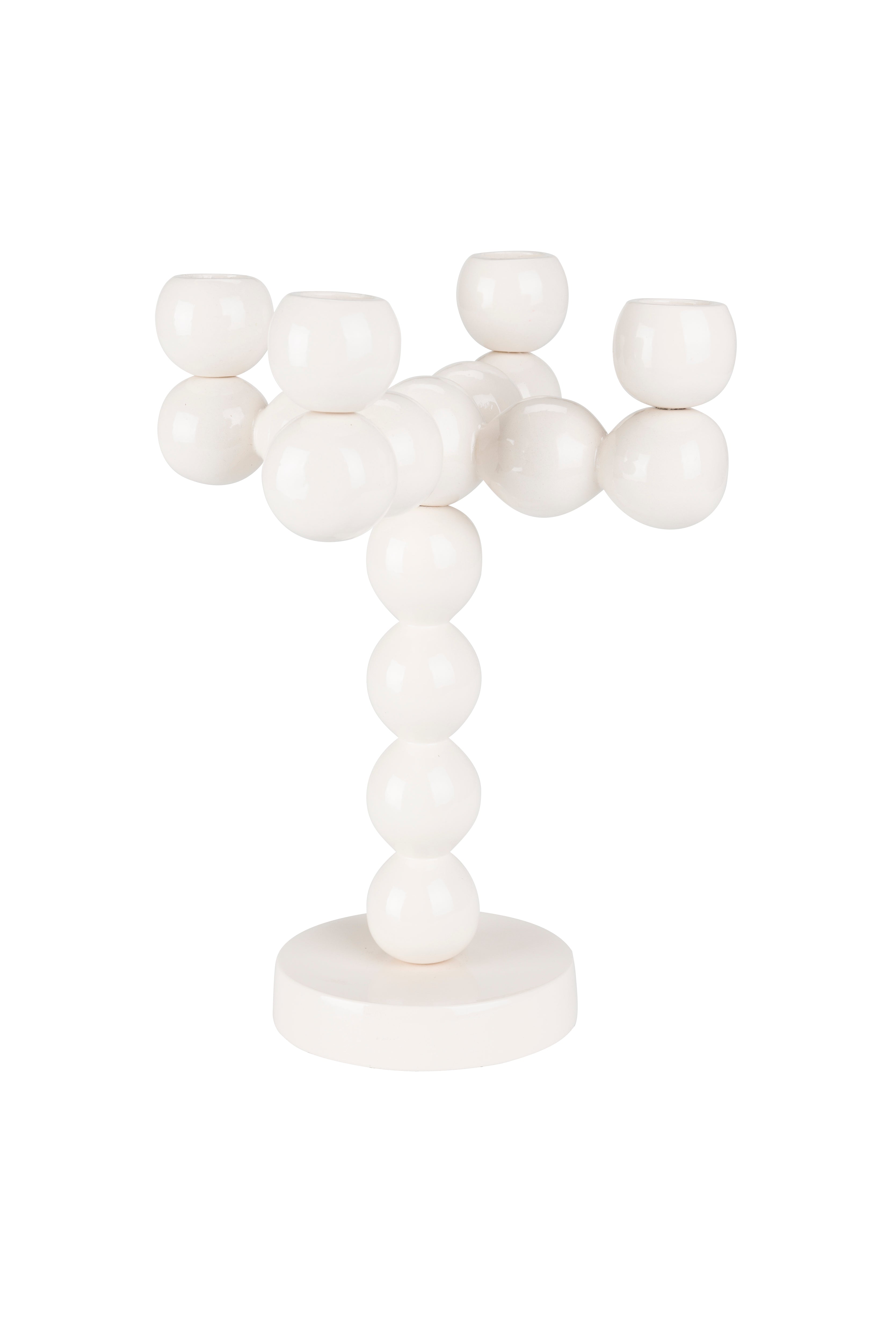 Kerzenhalter BUBBLES FOUR beige