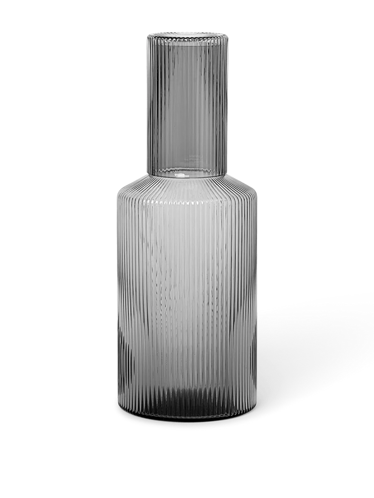 Karafka RIPPLE rauchiges Glas