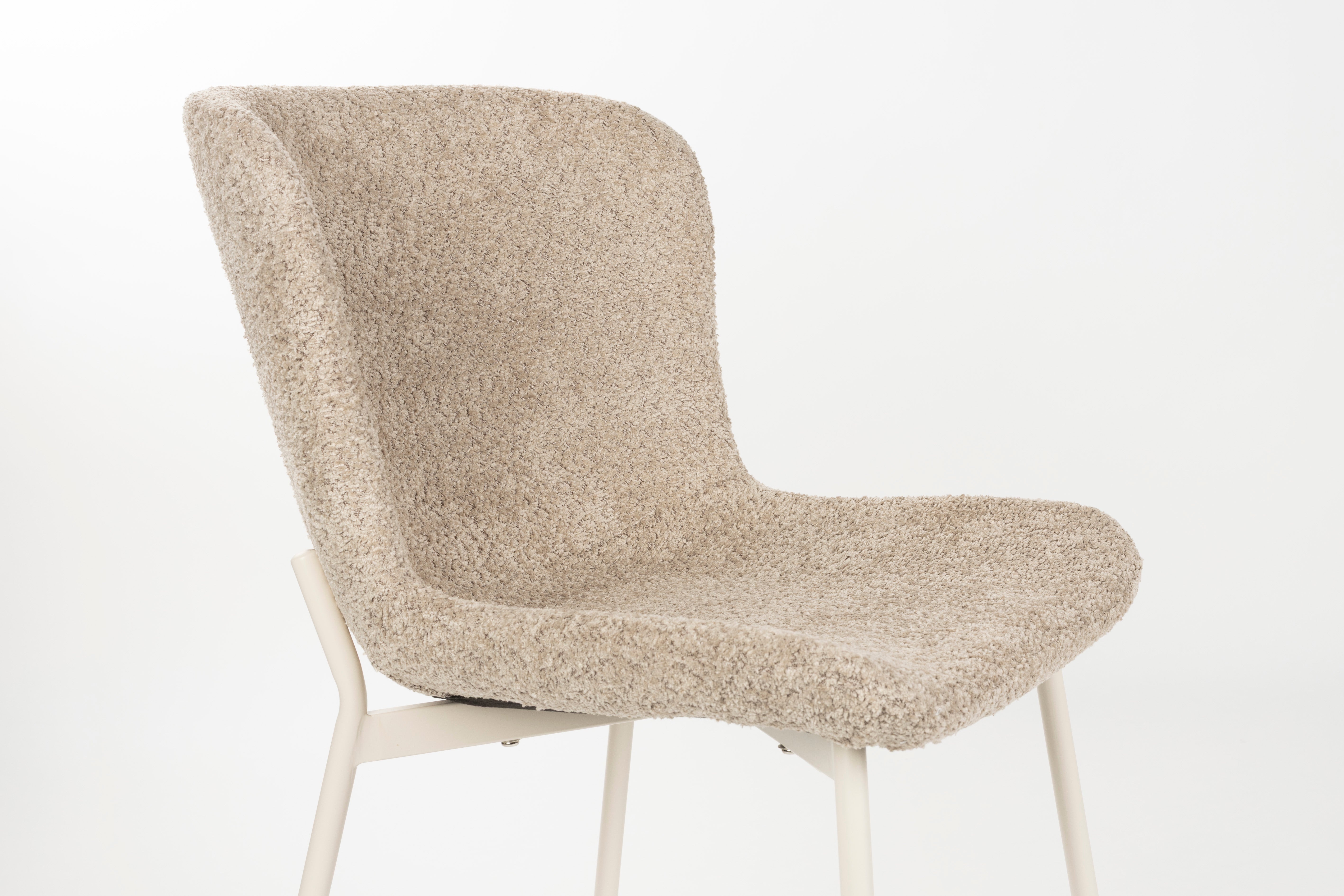 Stuhl MARION hellbraun mit beigem Gestell