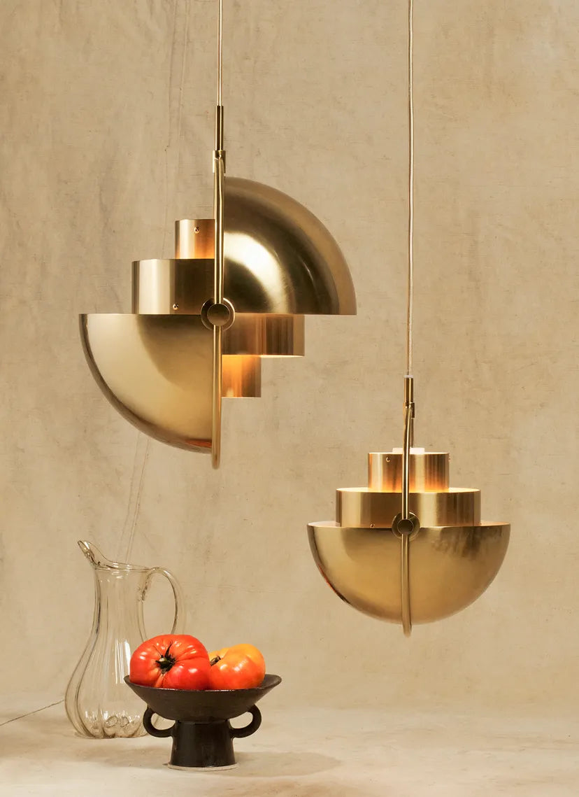 Pendelleuchte MULTI-LITE aus Messing