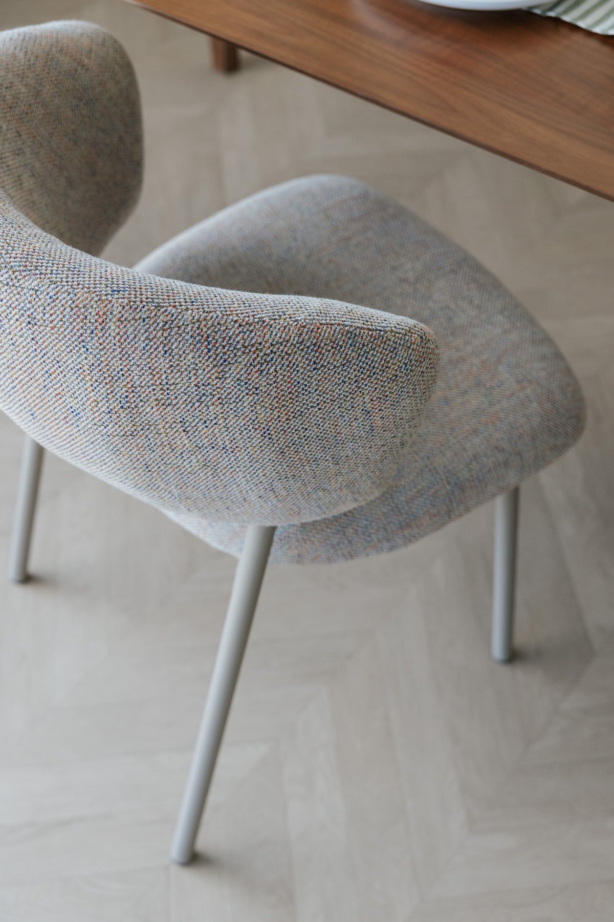 Stuhl JASMINE beige meliert mehrfarbig