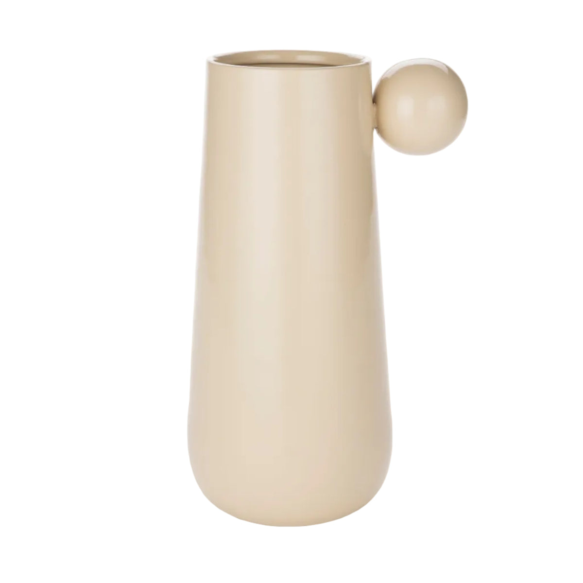 Wazon DOT beżowy – wys. 30 cm