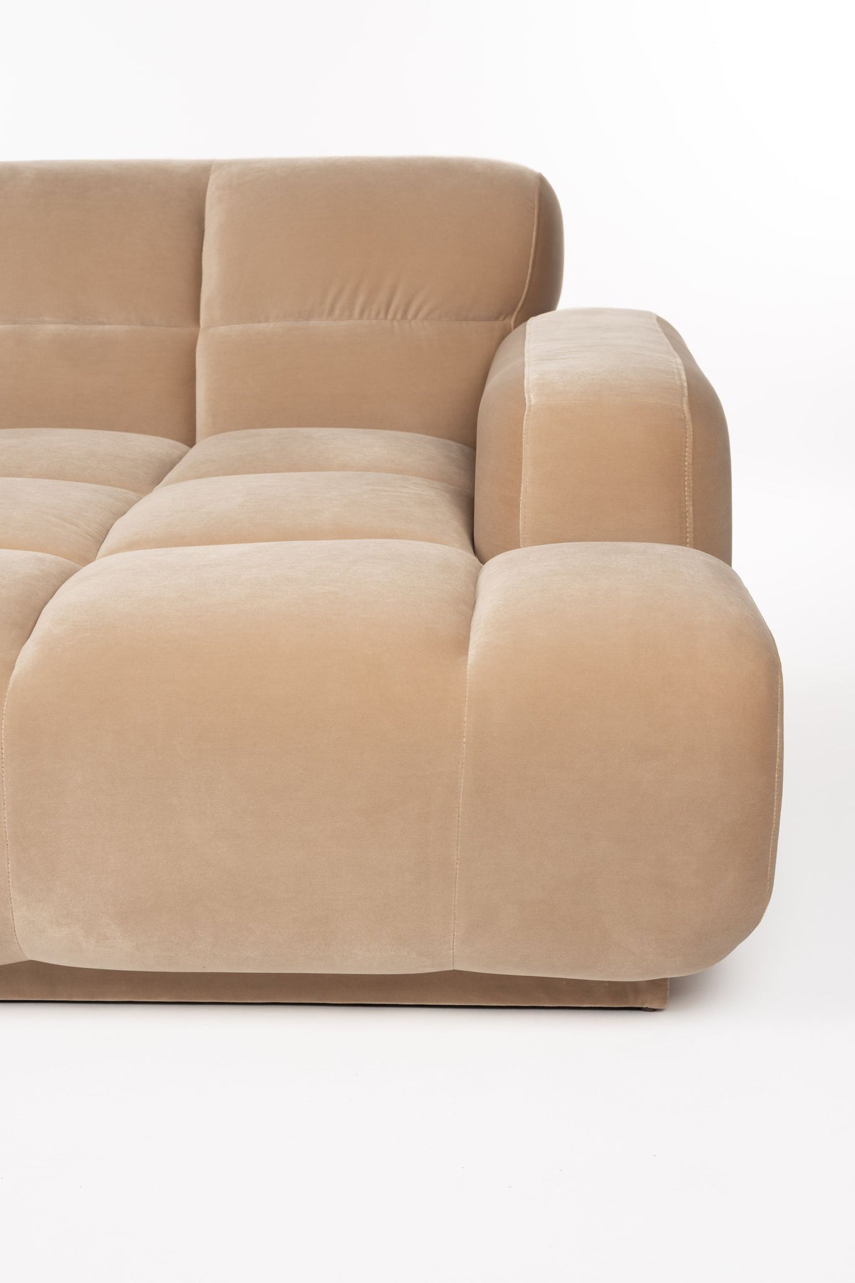 Sofa z szezlongiem HAZEL beżowy prawostronny – ujęcie 5