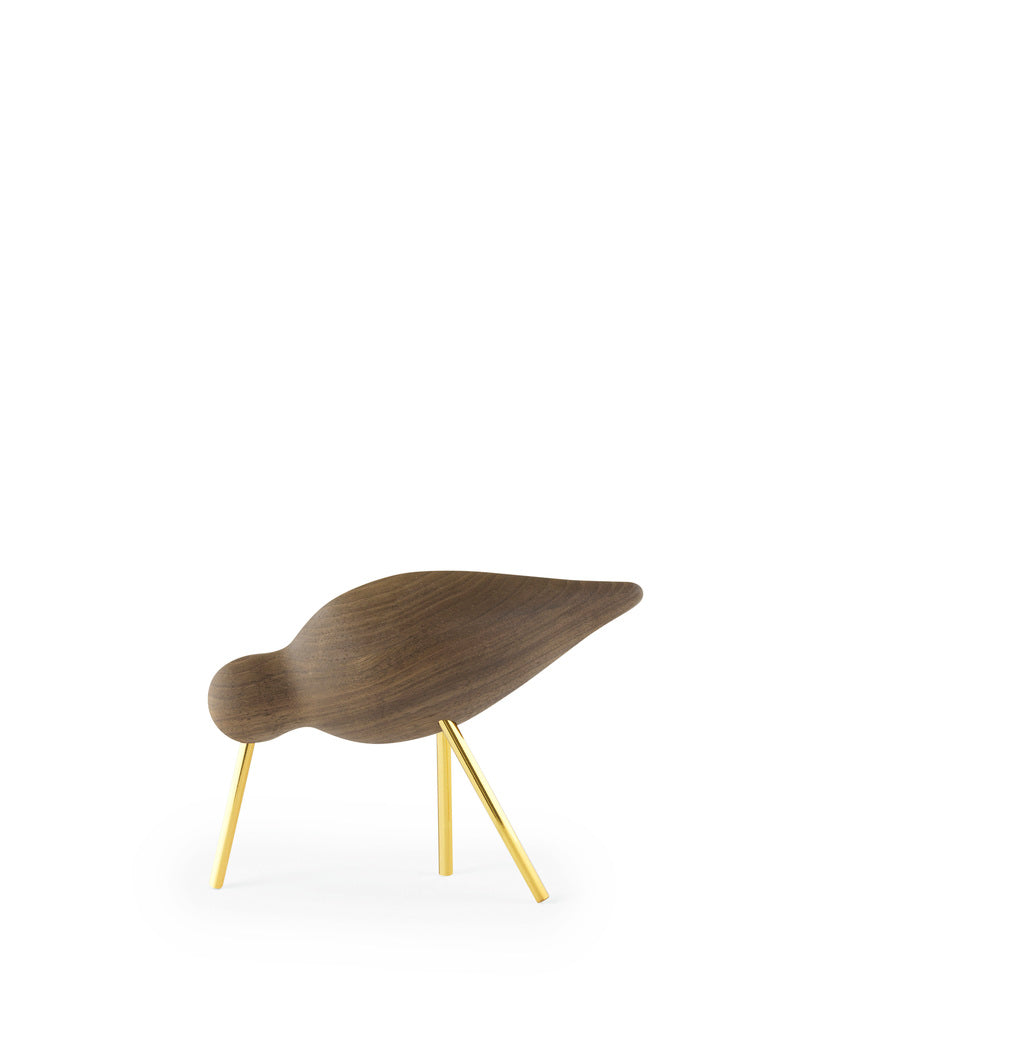 Figurine Shorebird nut wood
