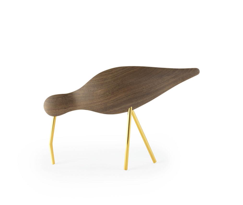 Figurine Shorebird nut wood