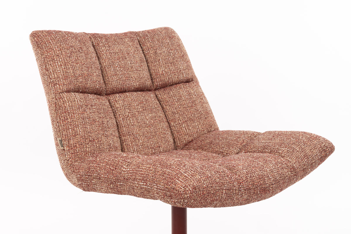 Sessel LOUNGE rot meliert