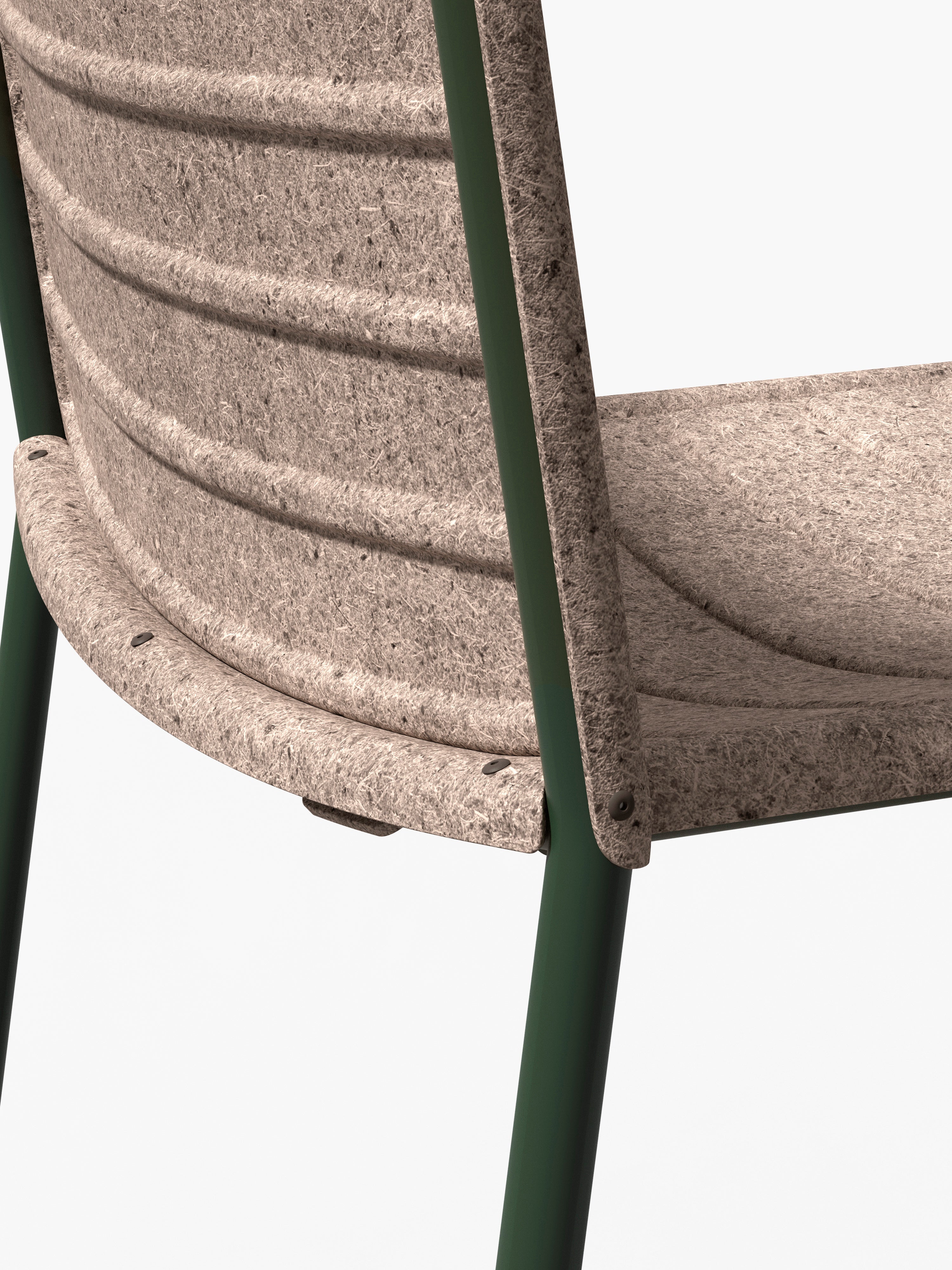 FLAX STACKER Chair brown