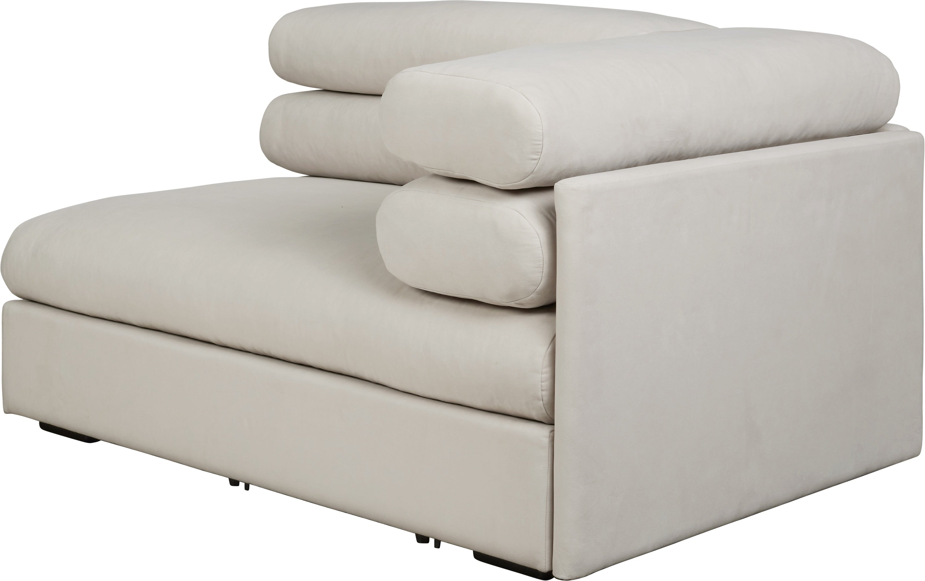 Modulares Sofa ELOGIO - rechte Endelement gepolstert