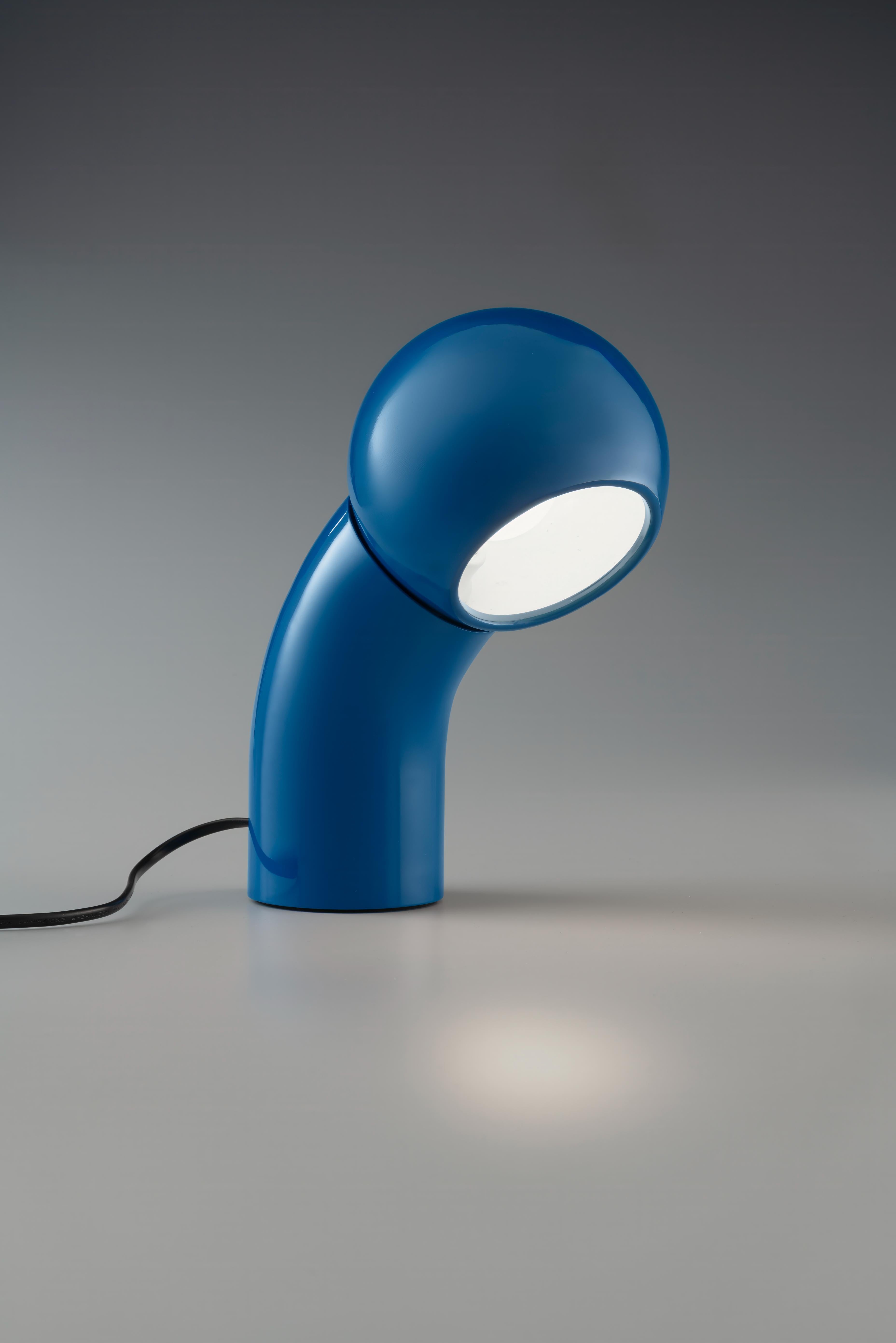 Lampa stołowa PALLINO połyskujący czerwony