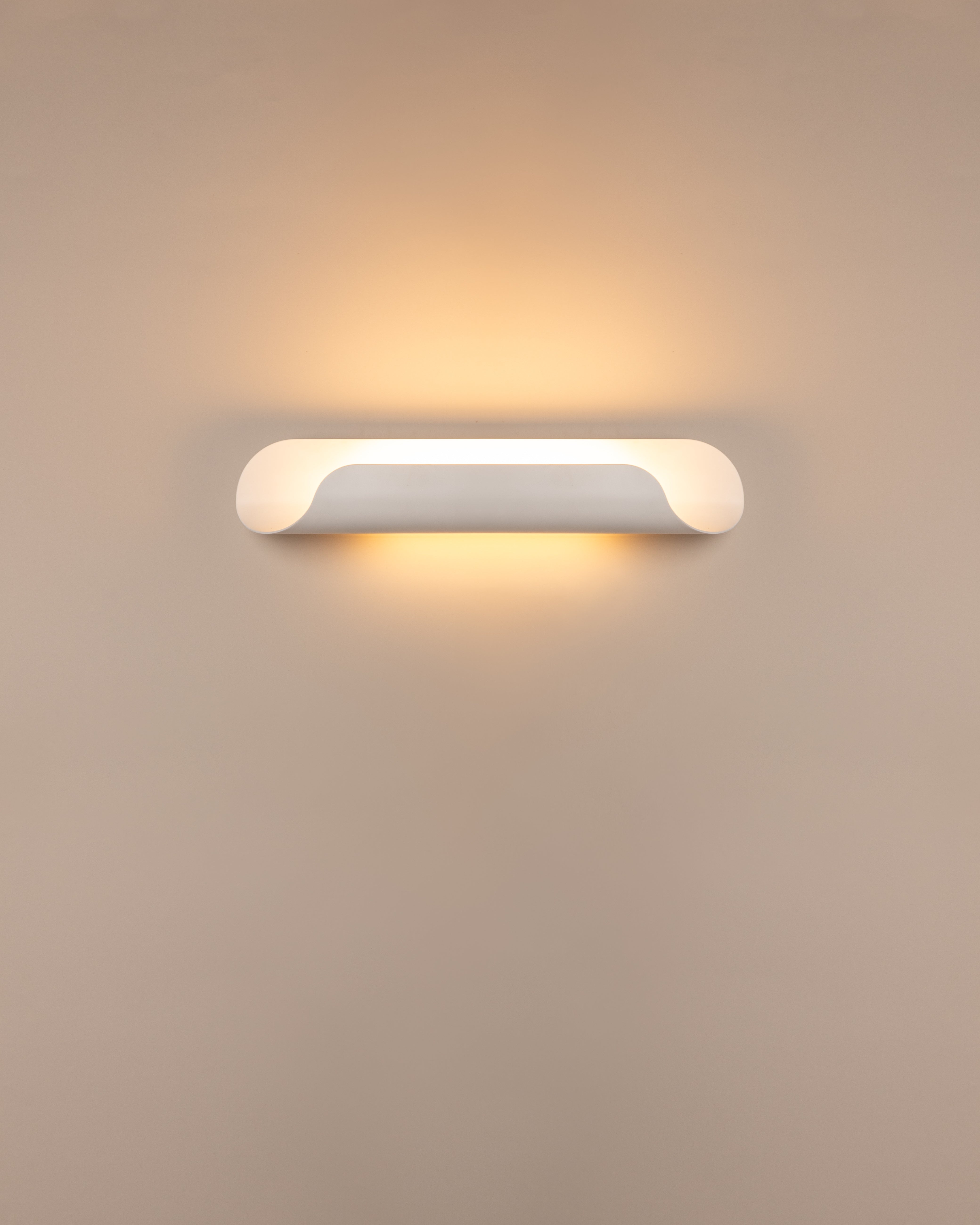 Lampa ścienna ROLL miedziany brązowy