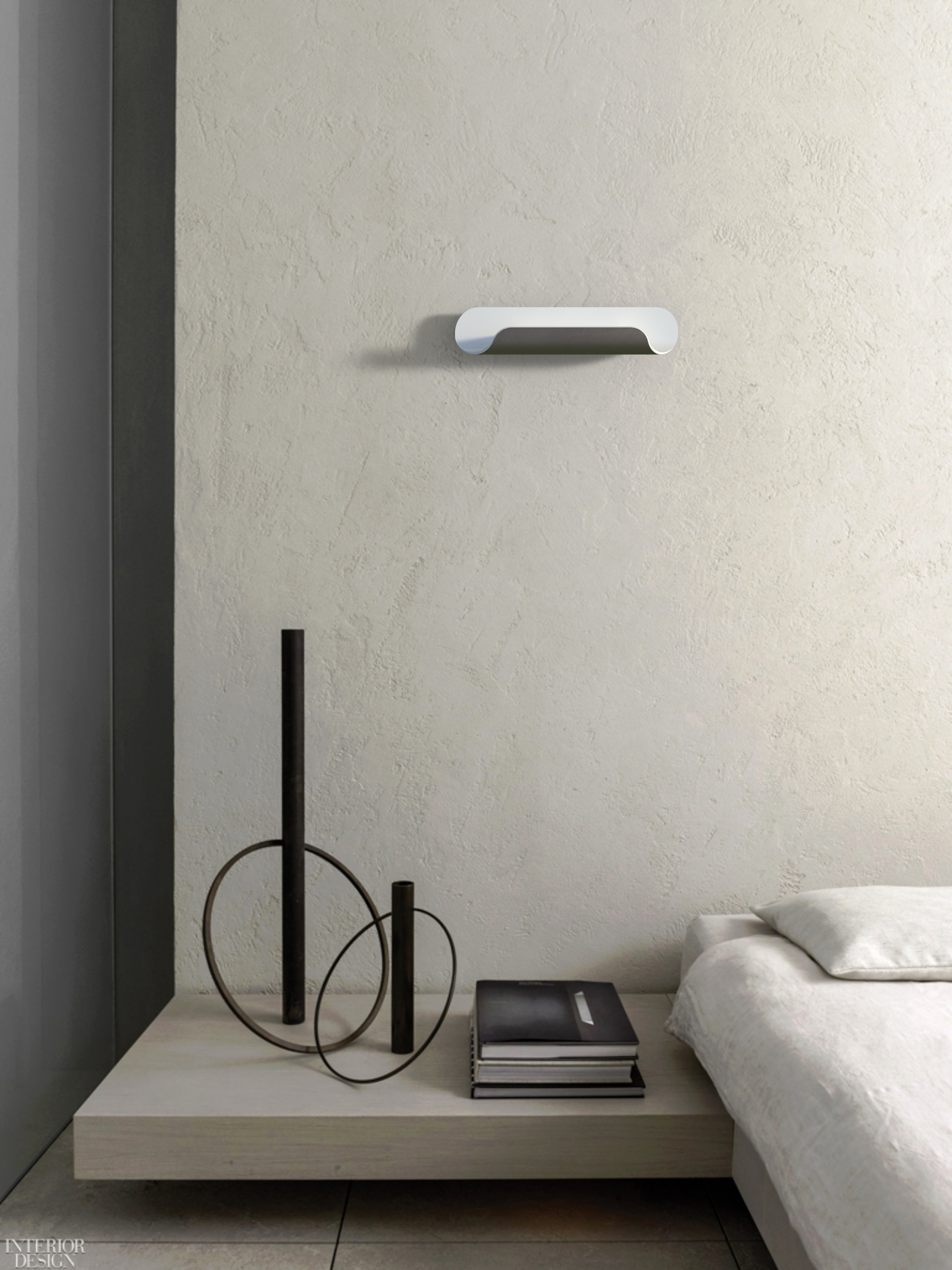 Lampa ścienna ROLL miedziany brązowy