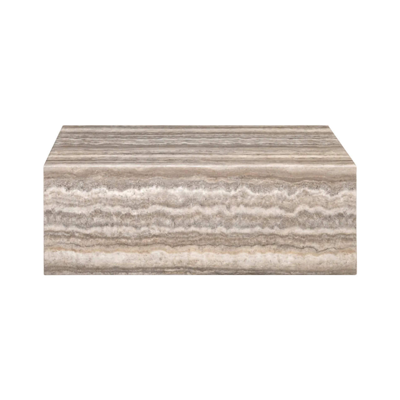 Kaffeetisch DULCE grau-beige Marmor