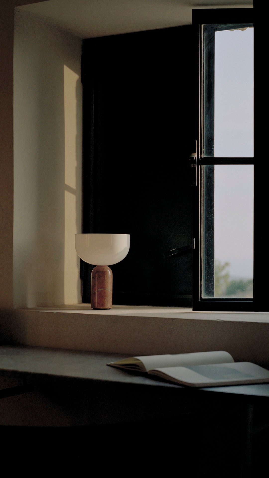 Tragbare Lampe KIZU Ziegel Marmor