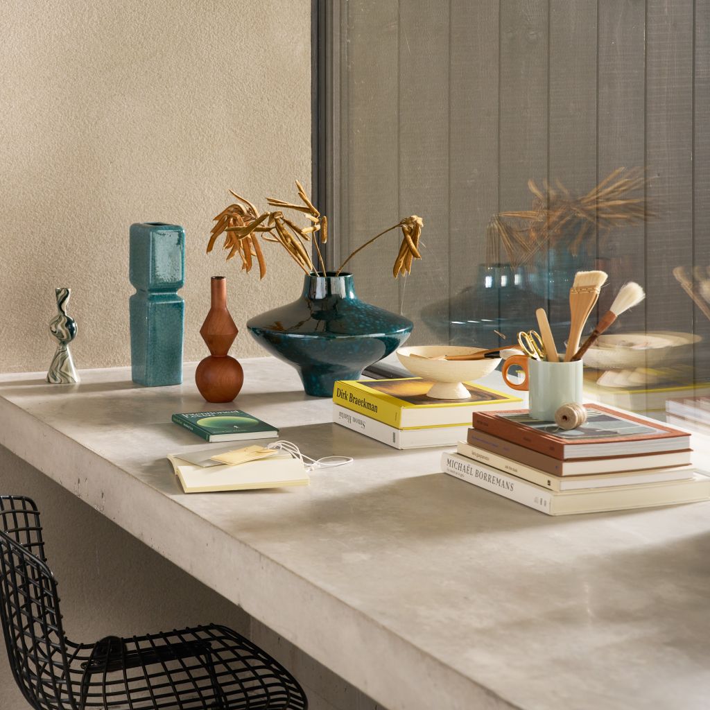 Wazon ceramiczny MAYA petrol