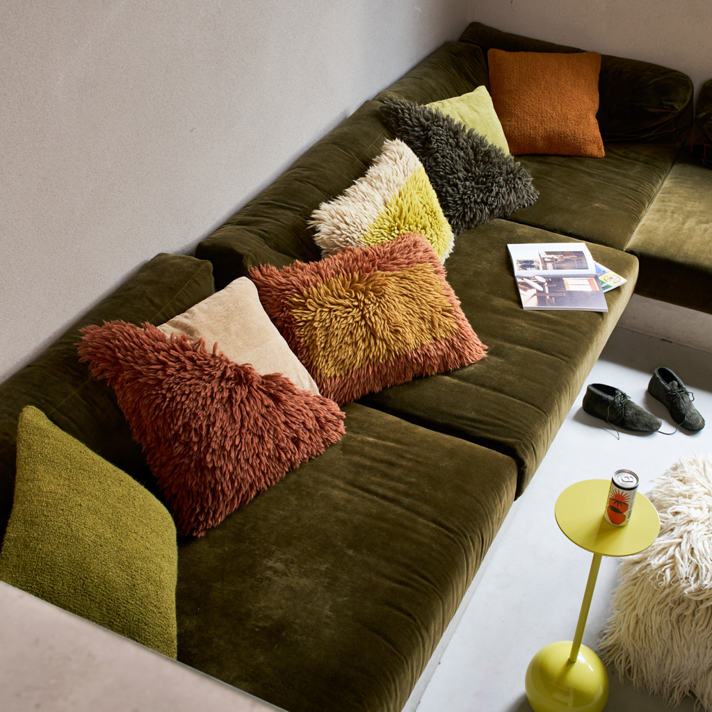 Poduszka futrzana SIRLE grün