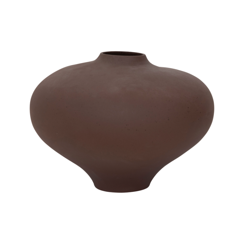 Keramikw vase NOMSA braun
