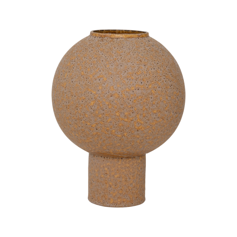 Keramikw vase AMANZI braun