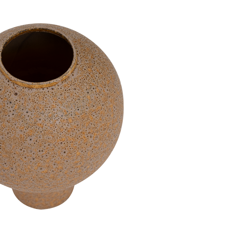 Keramikw vase AMANZI braun
