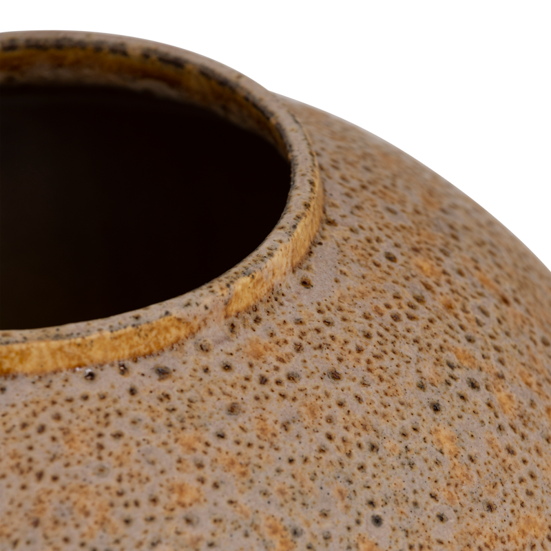 Keramikw vase AMANZI braun