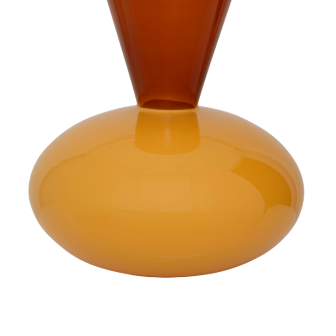 Glasvase ZINHLE orange