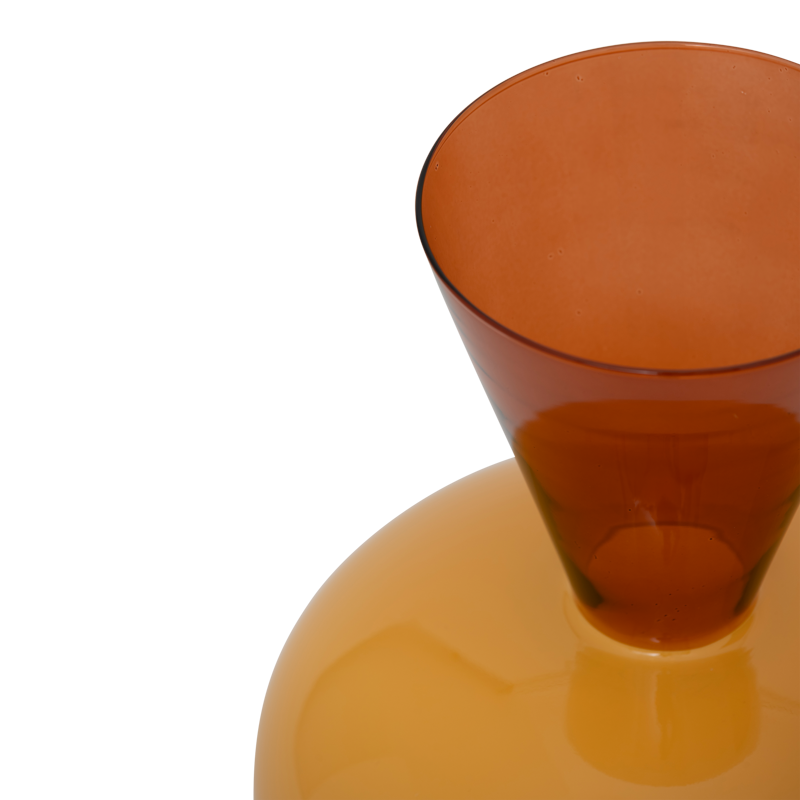 Glasvase ZINHLE orange