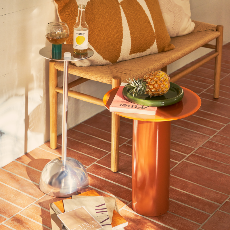 Beistelltisch TIRO ziegelrot