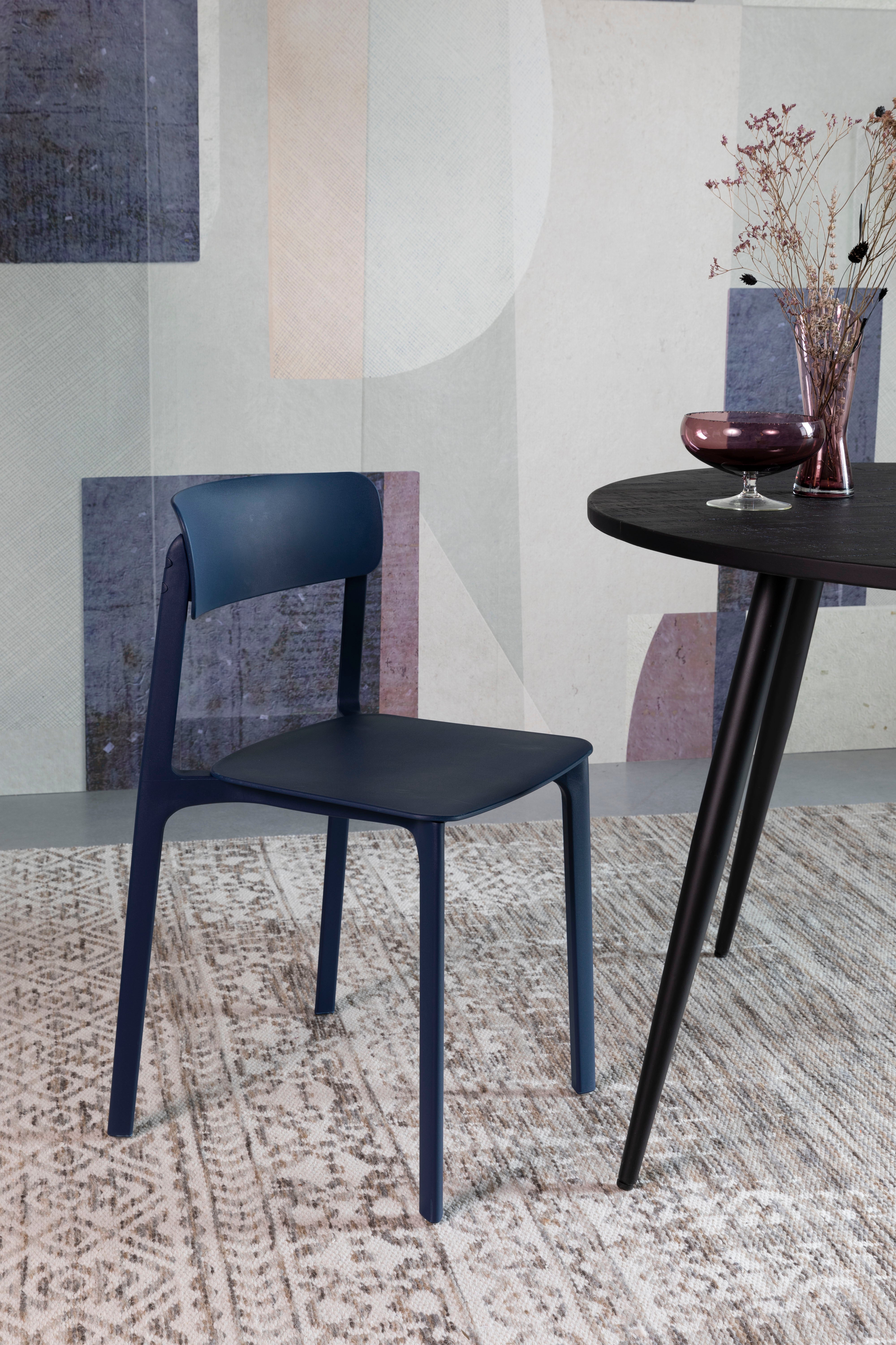 CLIVE chair dark blue