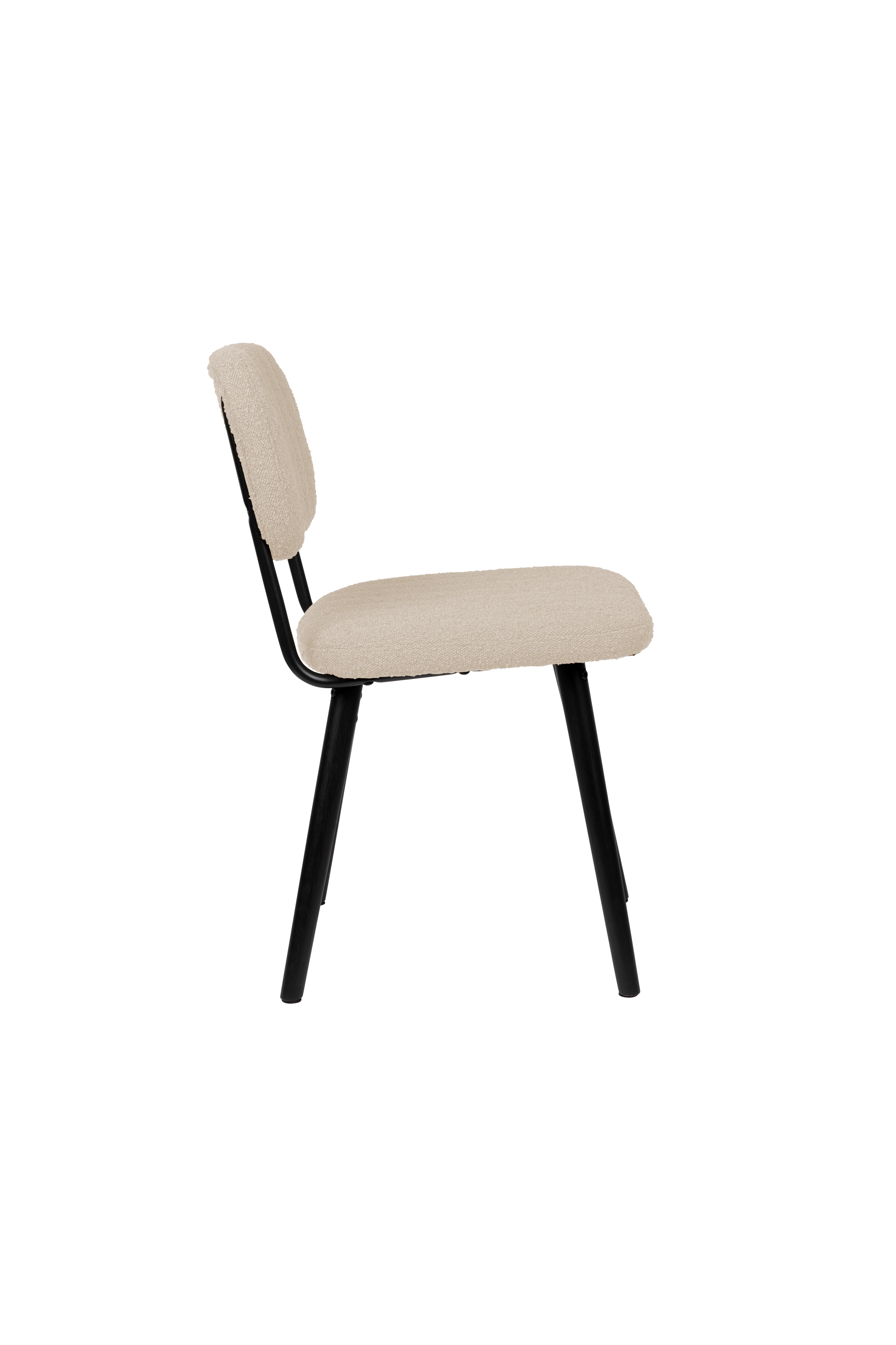 Jake boucle chair broken white